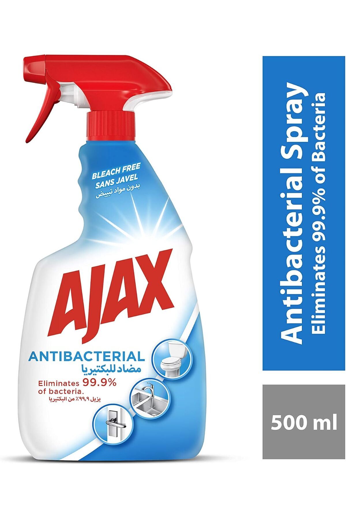 Ajax-Antibacterial Multi-Surface Cleaner Trigger, Disinfectant Sanitizer Spray, Kills 99.9% Of Germs 3