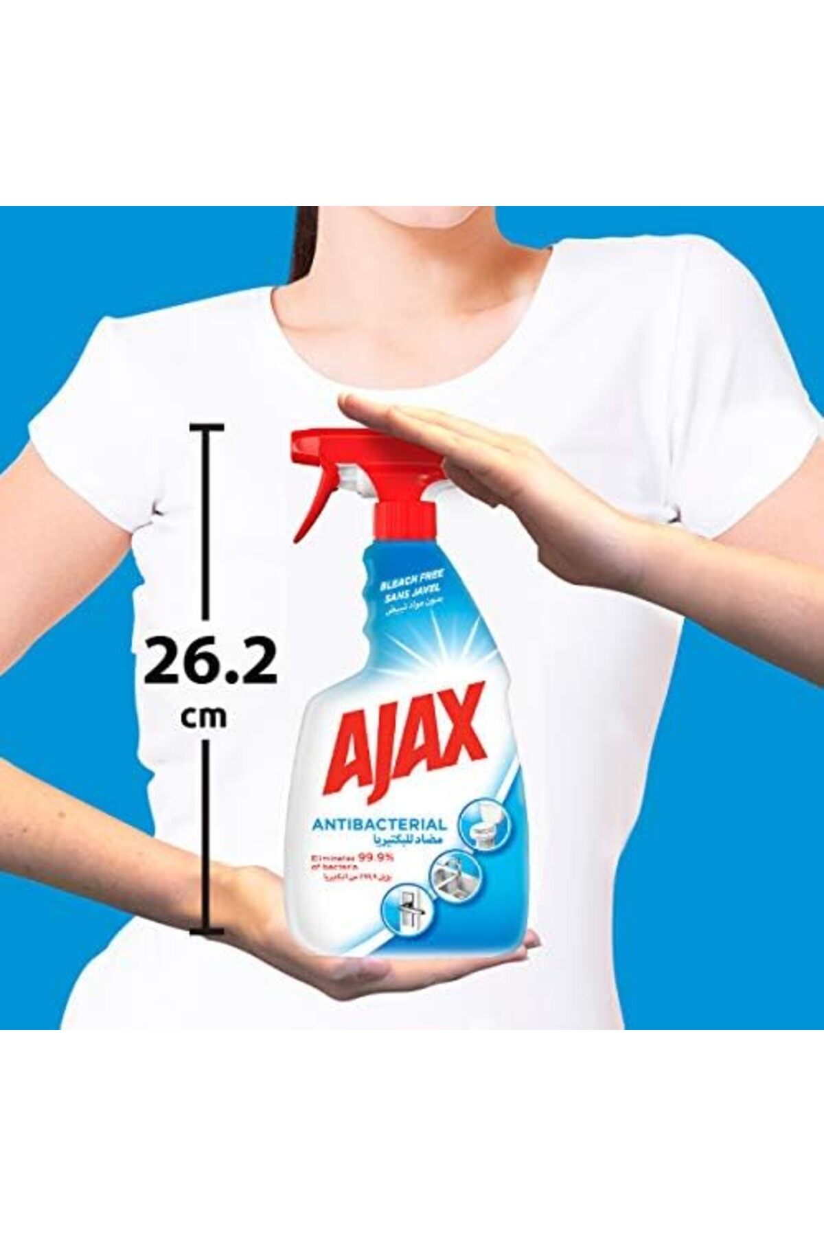 Ajax-Antibacterial Multi-Surface Cleaner Trigger, Disinfectant Sanitizer Spray, Kills 99.9% Of Germs 8