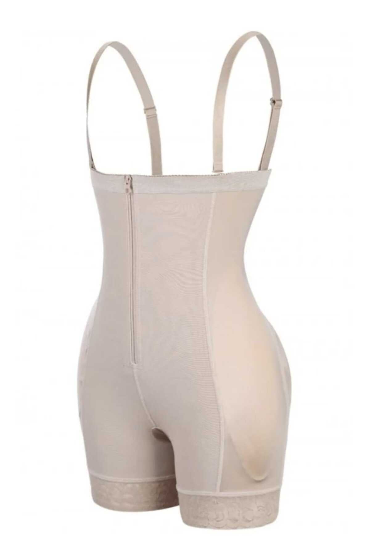 Fstyle-Full body shaper with sponge padding to hide sagging and shape the entire body with sponge padding 3