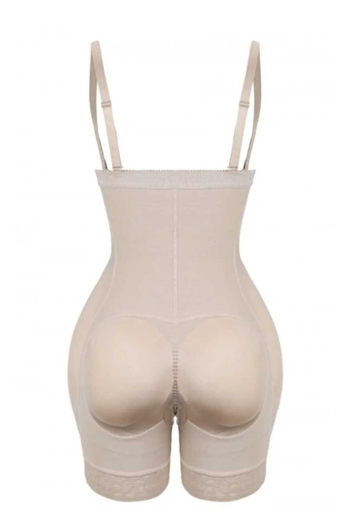Fstyle-Full body shaper with sponge padding to hide sagging and shape the entire body with sponge padding 2