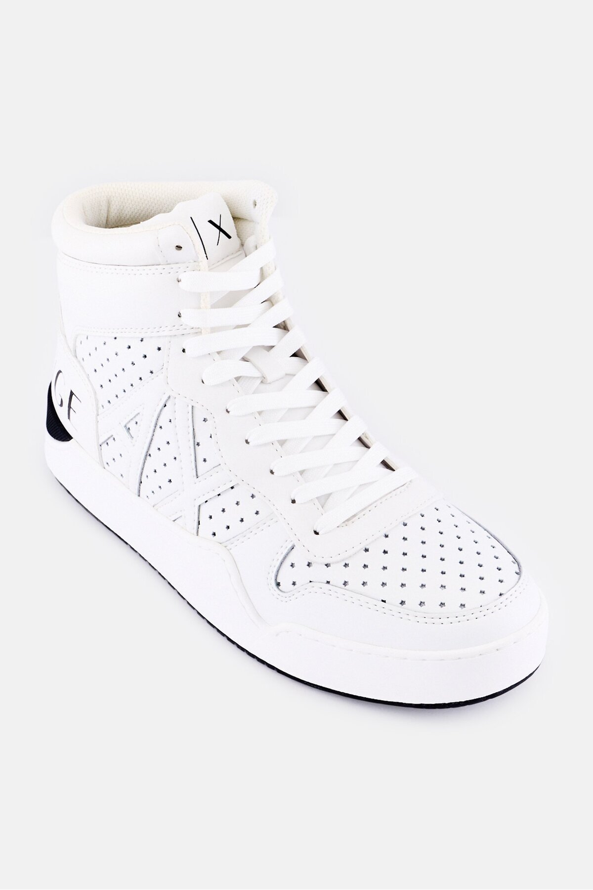 てんとう虫専用【美品】ARMANI COLLEZIONI ホワイトレザー ARMANI EXCHANGE スニーカー 「A|X アルマーニ エクスチェンジ