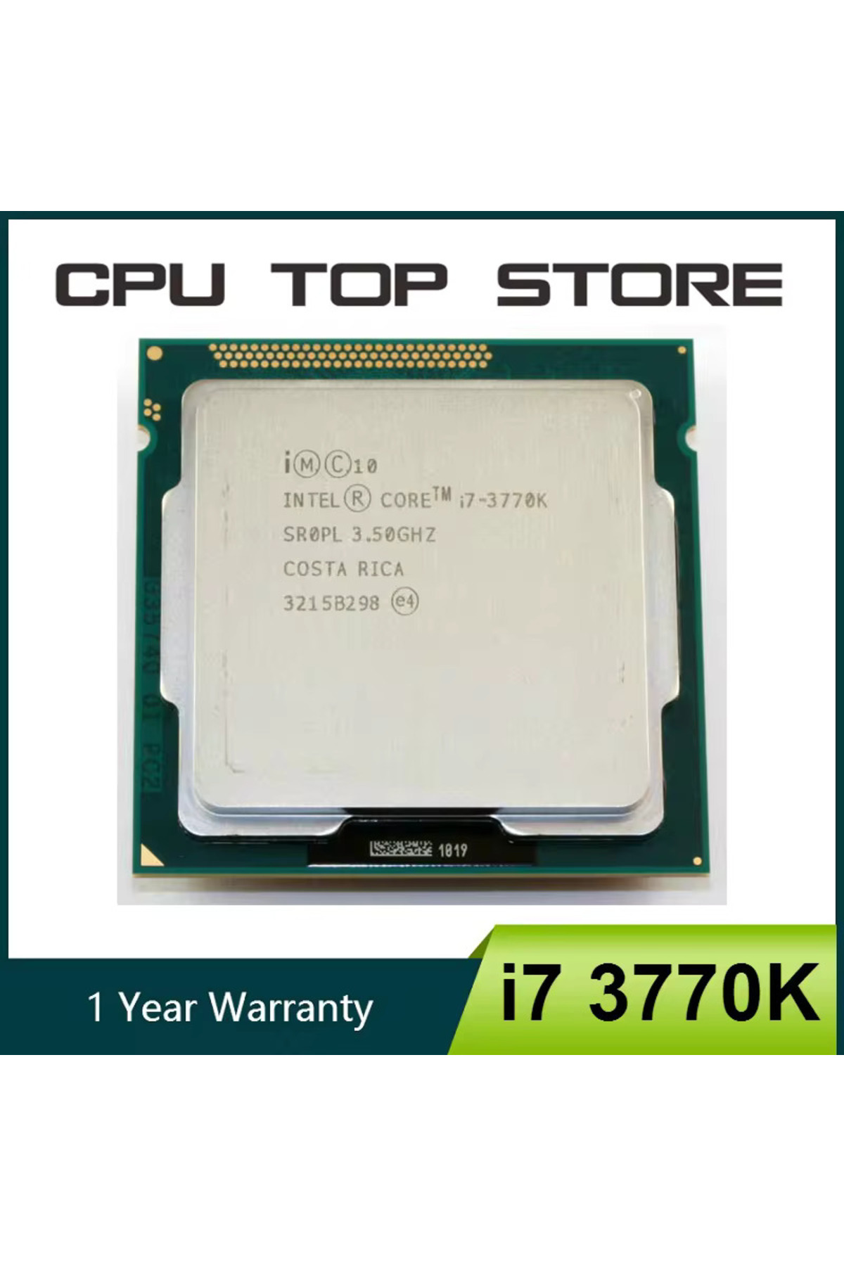 Intel-معالج وحدة المعالجة المركزية Core i7 3770K رباعي النواة بسرعة 3.5 جيجاهرتز و77 واط LGA 1155 2