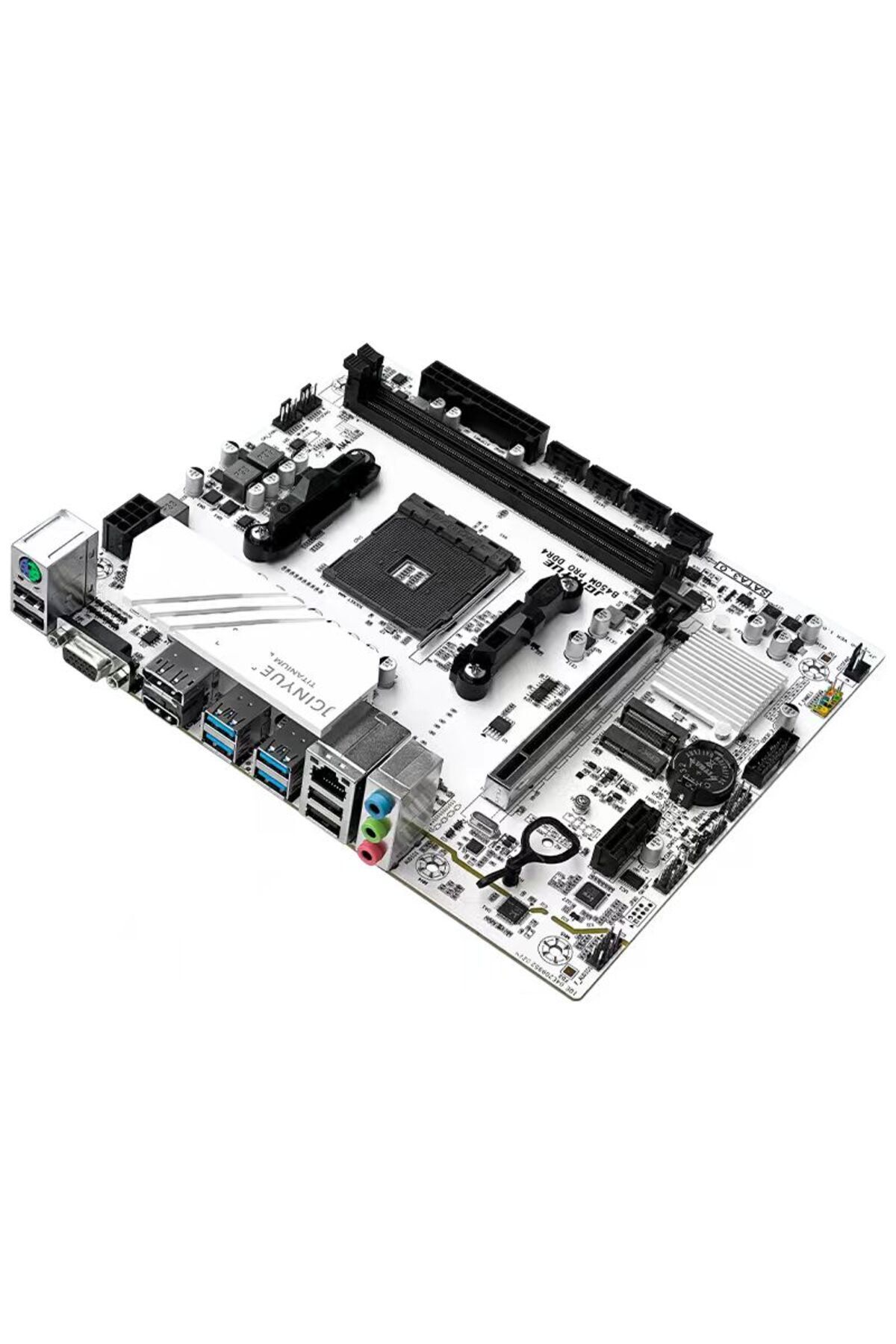 Choice-JGINYUE B450 AM4 Motherboard M-ATX supports AMD Ryzen2000-5000 series CPU EXPO DDR4 RAM Desktop P... 2