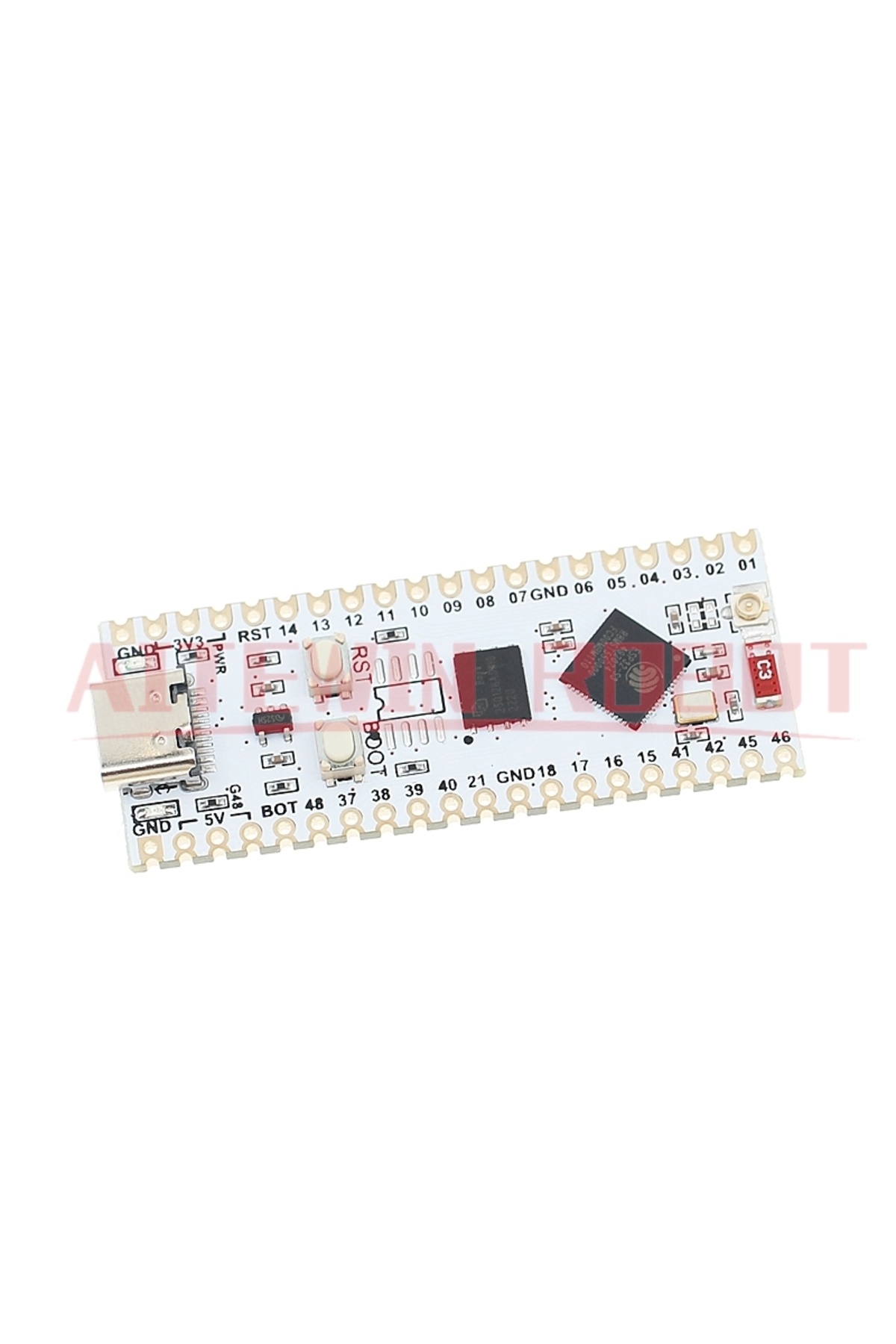 Choice-2PCS ESP32-S3 NANO WIFI Bluetooth Development Board ESP32-S3-N16R8 Module On-Board Ceramic Antenna T 6