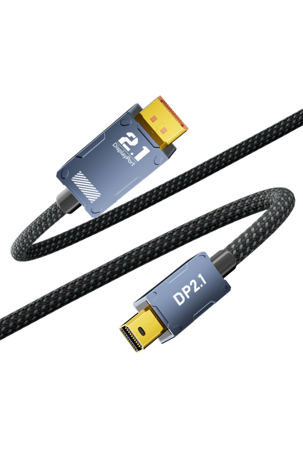 Choice-2m Mini DP to DP 16K Mini DP to DisplayPort 2.1 Cable 16K 8K120Hz 4K240Hz 80Gbps Two-way DP to Mini 1