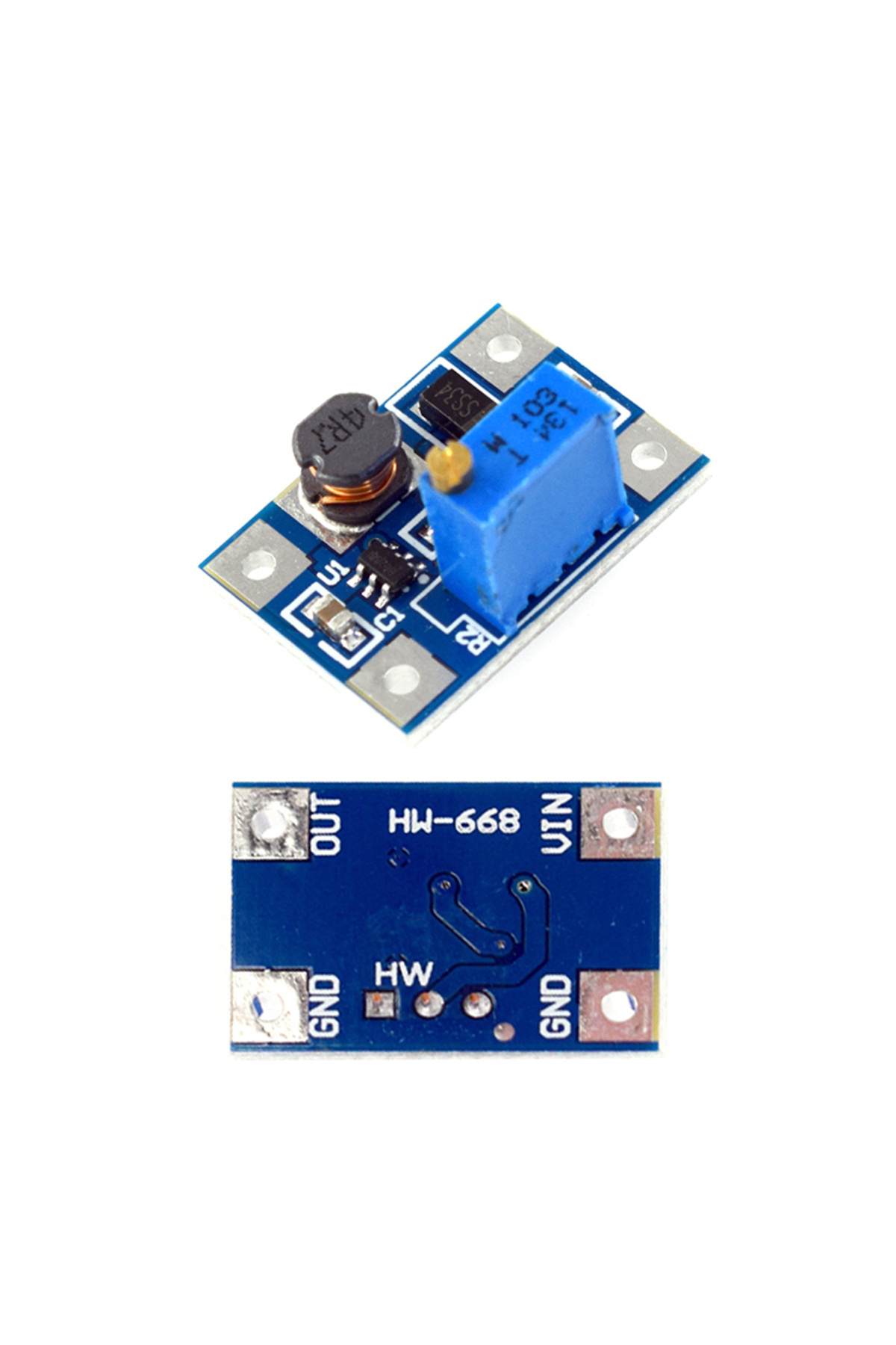 Choice-SX1308 DC-DC 2-24V to 2-28V Step Up Adjustable Power Module Step Up Boost Converter Large current 2A 7
