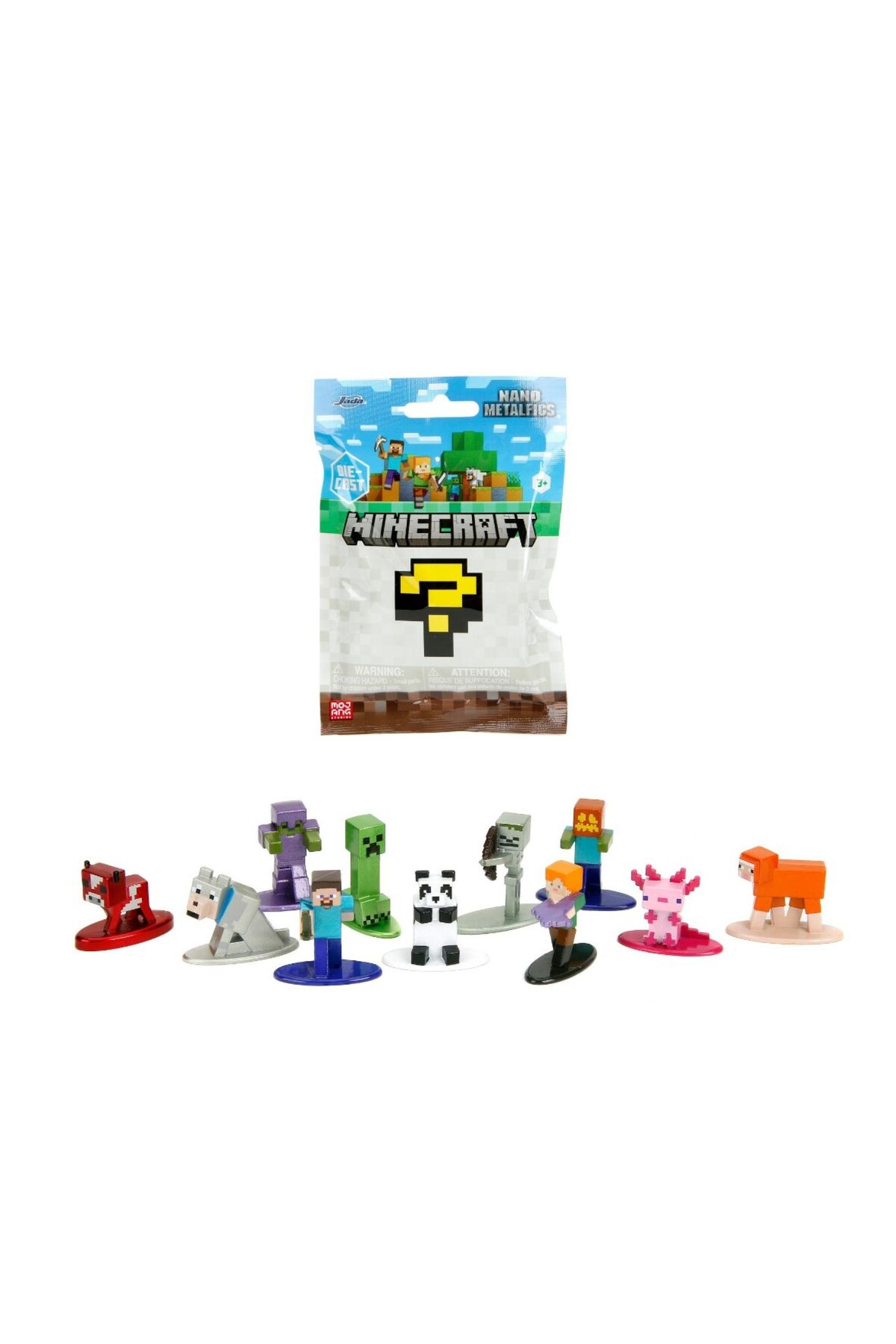 TOYFEST Minecraft Nano Metalfigs Sürpriz Paket– 13 Farklı Figürden