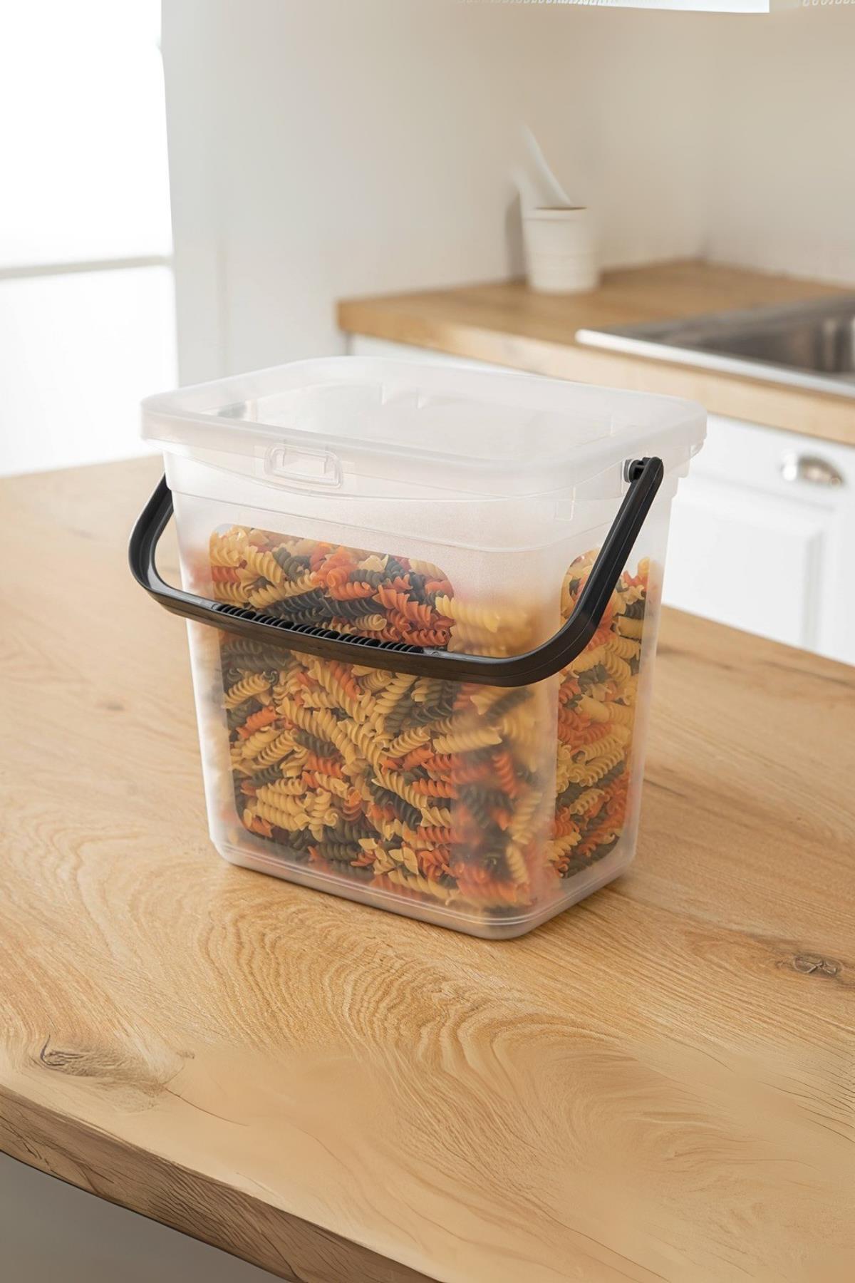 EWs-2-Piece Multibox Food Storage Container & Storage Box 6 Lt Transparent 3