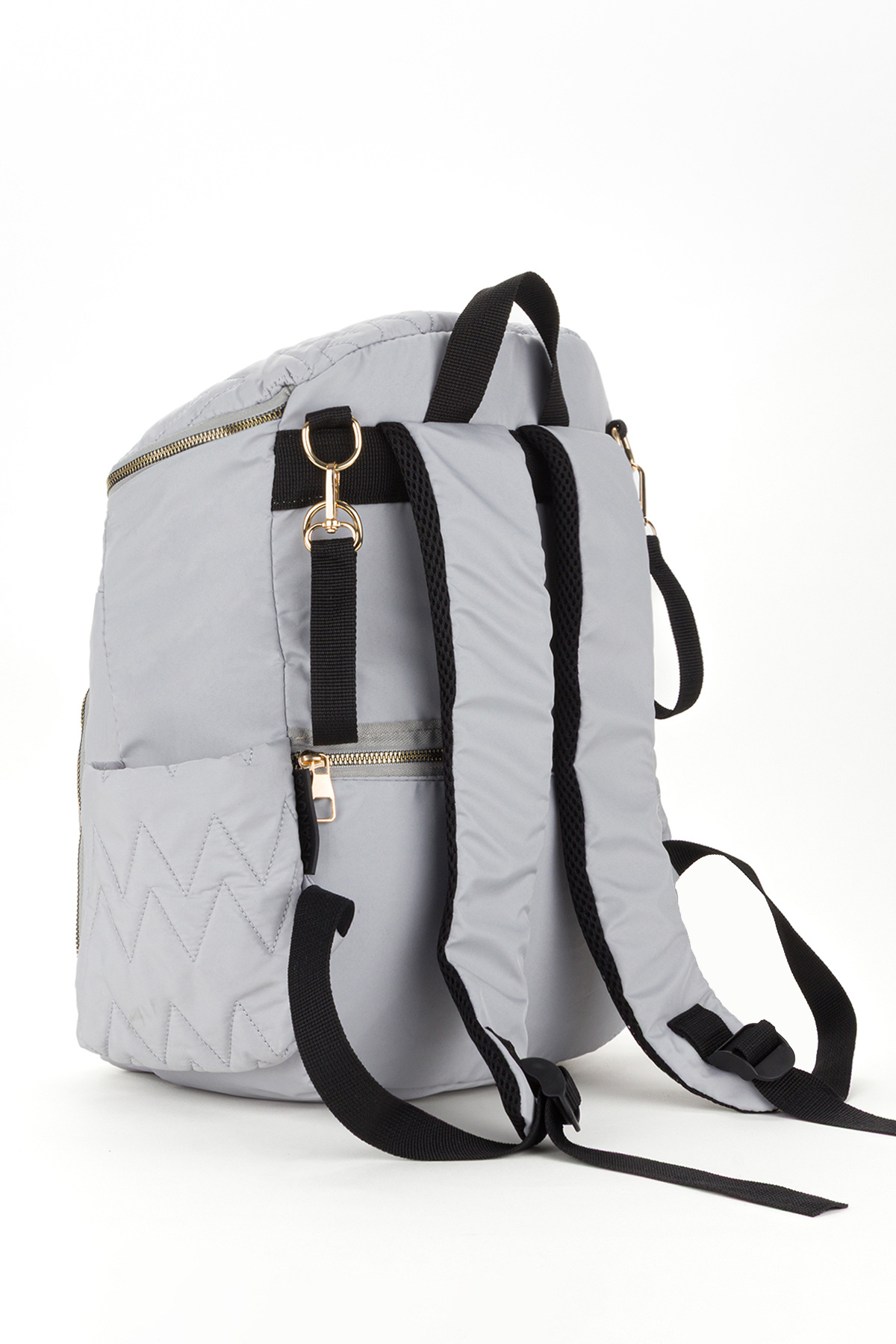 Disanuva Nakışlı Bondit Hafif Kumaş Anne Bebek Bakım Çantası Termoslu Biberon Cepleri fotoğrafı 6 (önizleme)