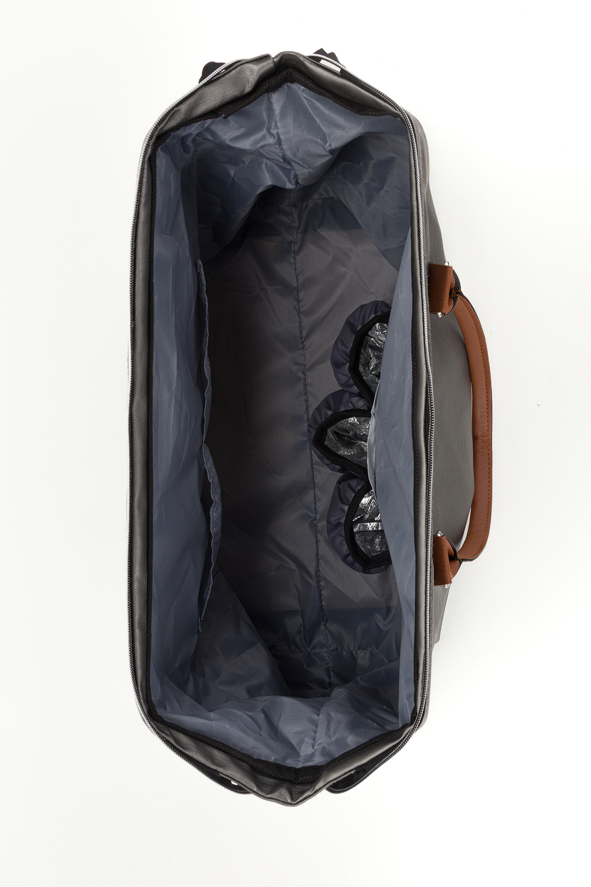 Disanuva Anne Bebek Bakım Çantası Veera Modeli Suni Deri Termoslu Biberon Gözlü Fonksiyonel Omuz El Çantası fotoğrafı 7 (önizleme)