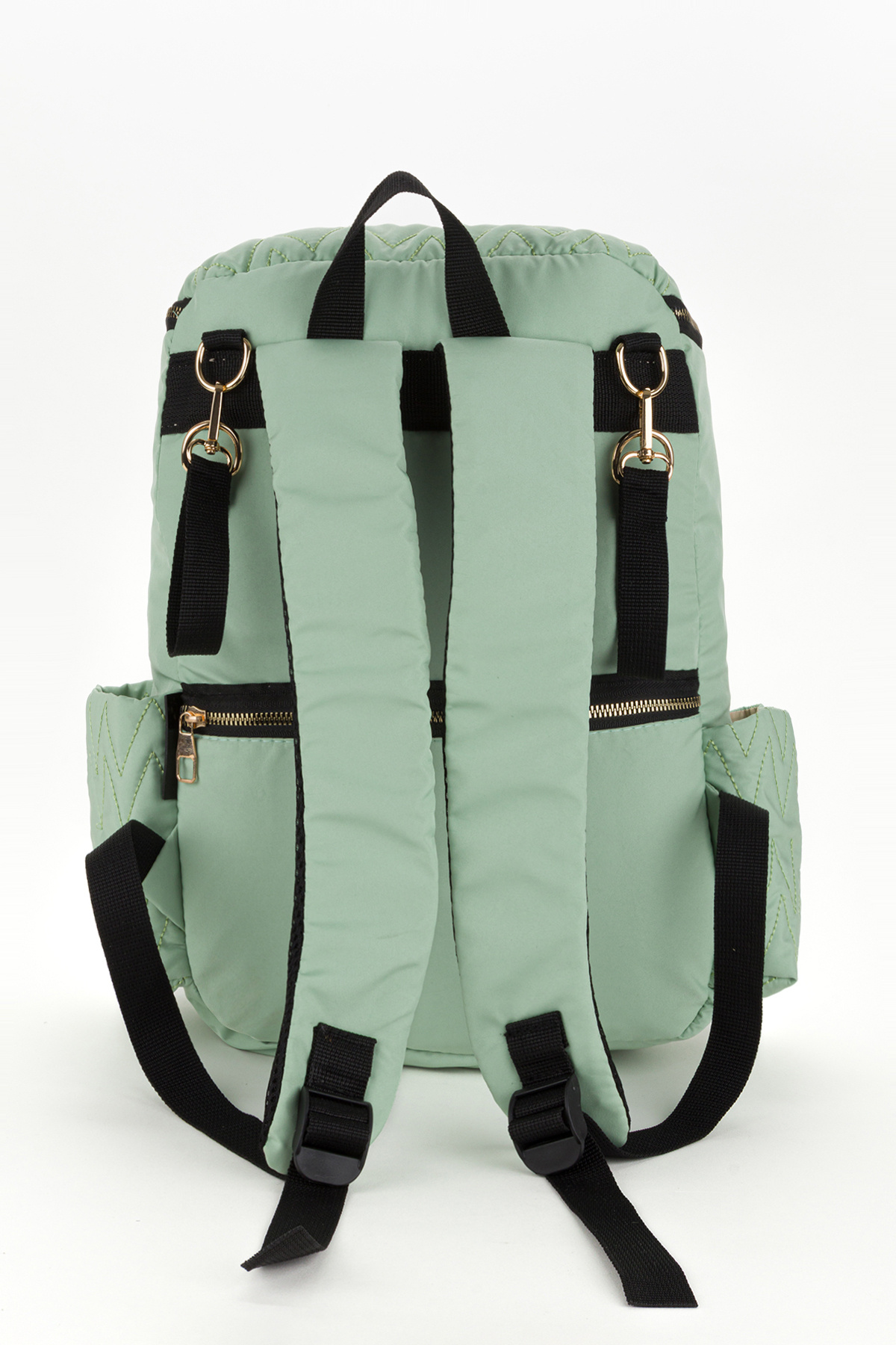 Disanuva Nakışlı Bondit Hafif Kumaş Anne Bebek Bakım Çantası Termoslu Biberon Cepleri fotoğrafı 3 (önizleme)