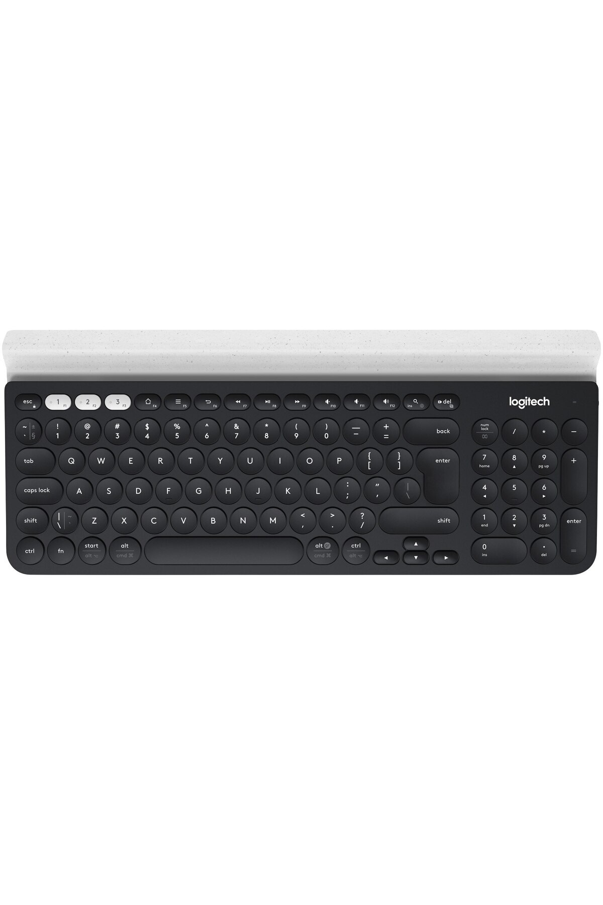 logitech-Tastatura wireless multi-device K780, layout US INTL, Negru 4