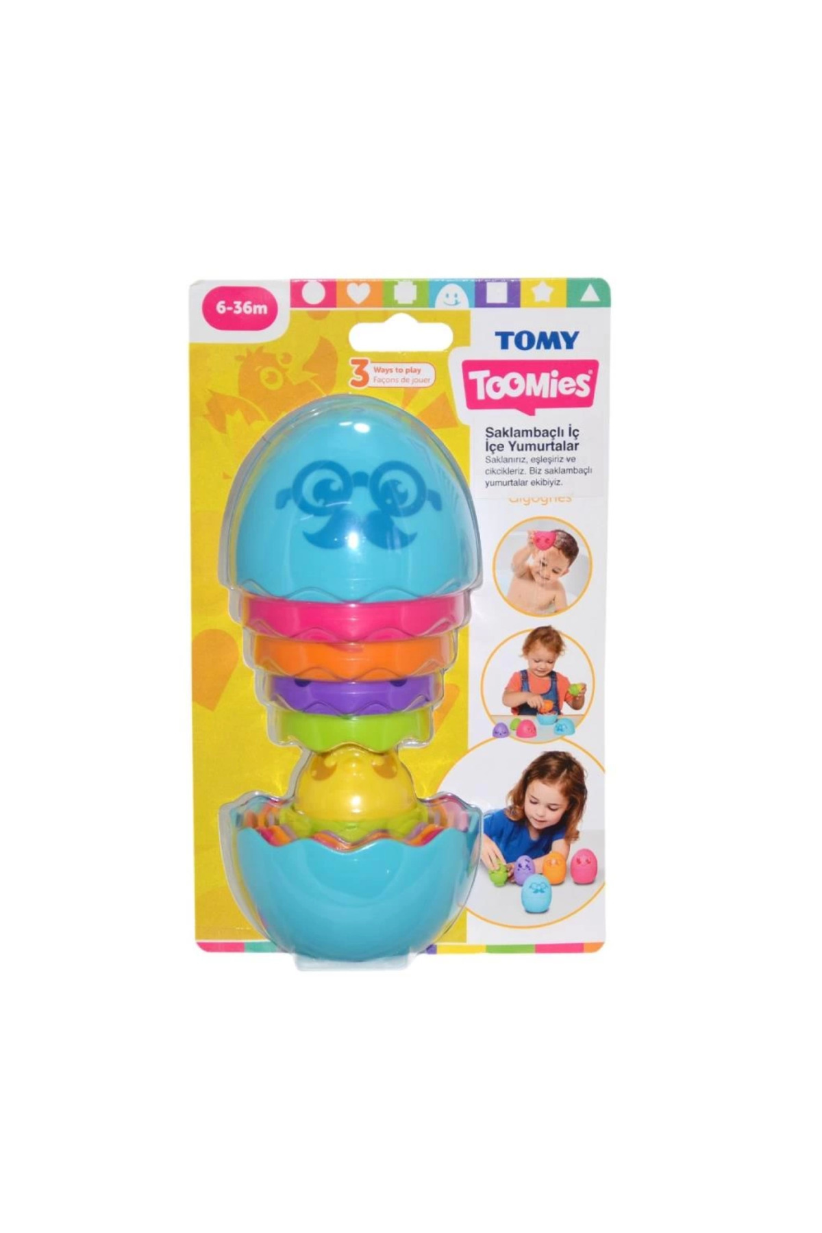SepetBudur-Child 73080 Tomy Nested Eggs 6-36 Months 3