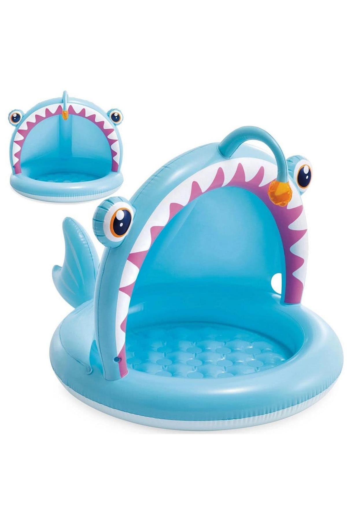 Intex-Intex inflatable pool for children, with soft base and built-in roof, made of PVC, in the shape of a... 2