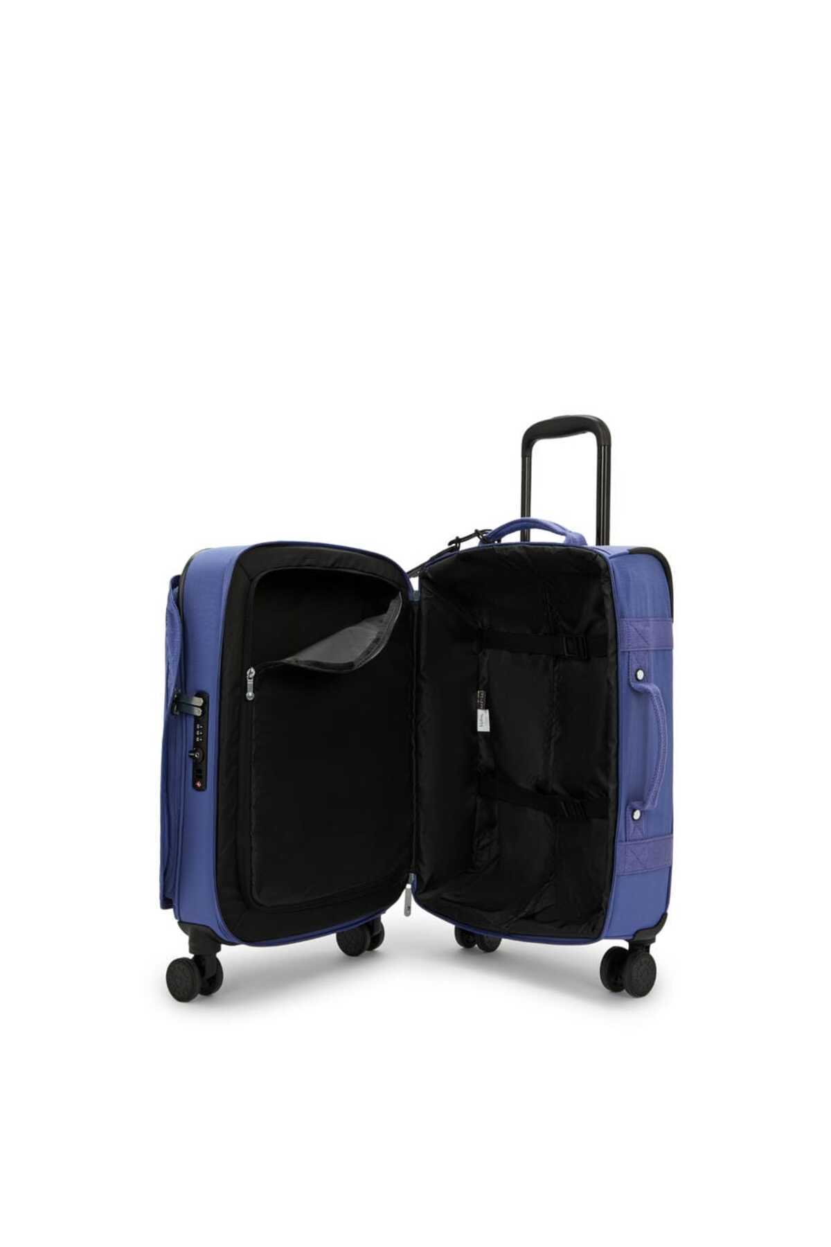 Kipling-Spontaneous S Small Female 4-Wheeled Luggage - Ocean Blue 3
