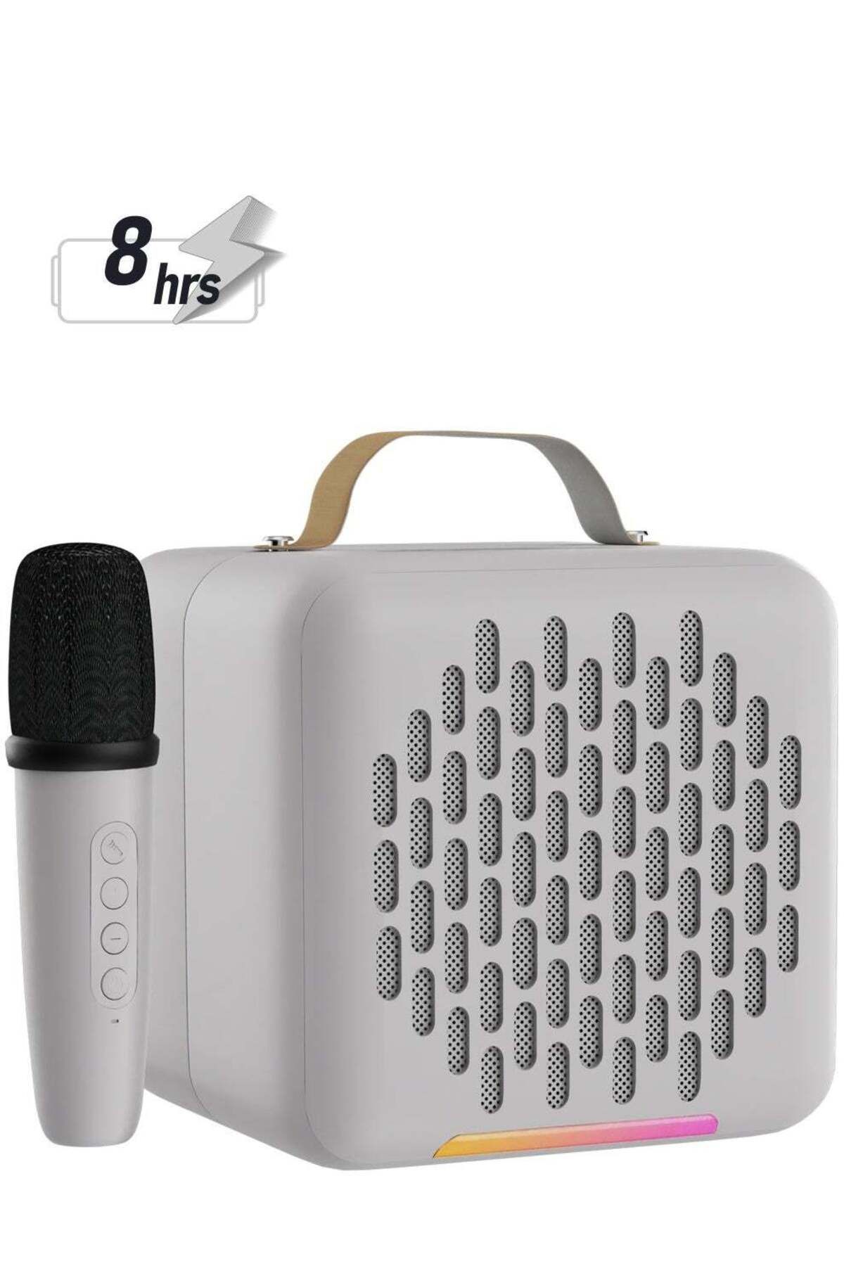 Faster-Rock Box Portable Bluetooth Speaker - Karaoke Speaker with Wireless Mic – Mini Party Speaker with 1