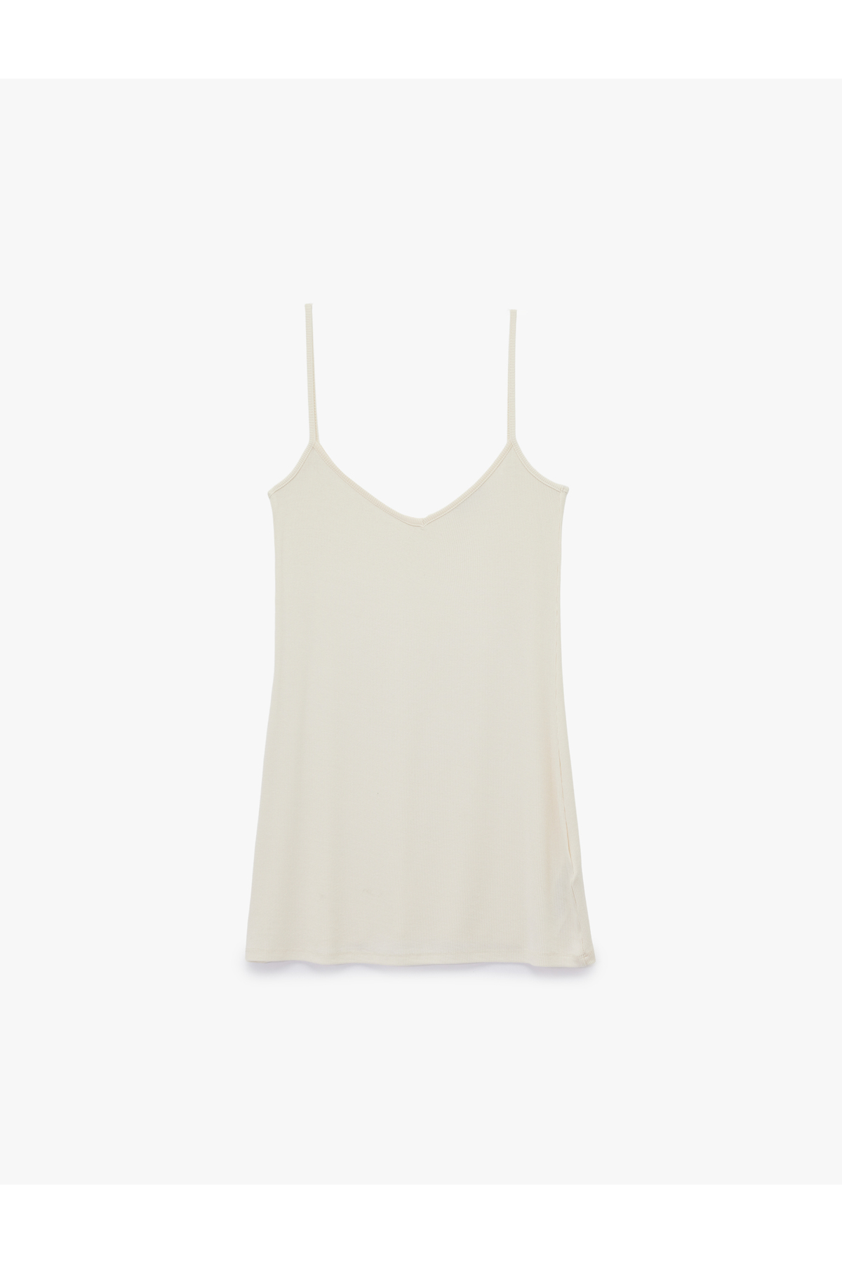 Koton Viskon Kumaş İnce Askılı Mini Gecelik