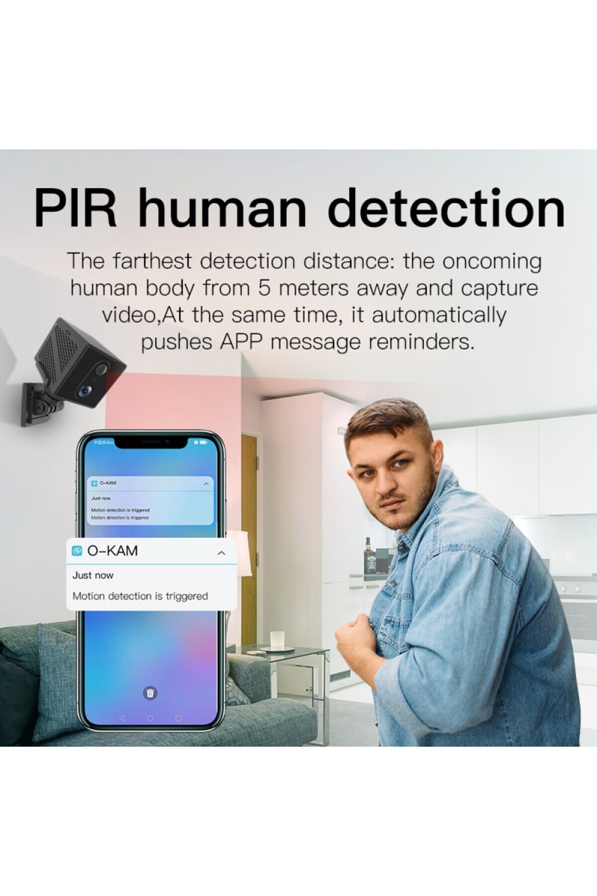 OEM-Mini 4G Surveillance Camera with PIR motion detection, invisible IR, remote monitoring 6