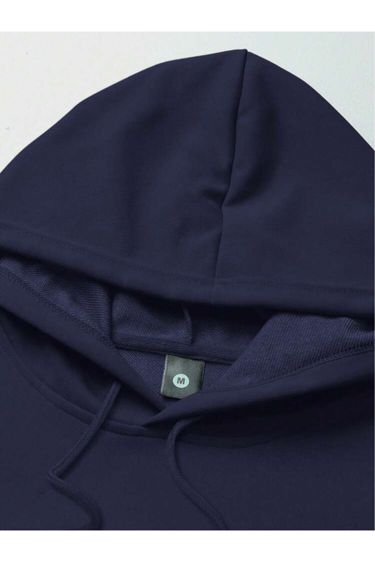 aynewmoda-Men's Plus Size Drawstring Sweatshirt and Jogger Set for Spring and Autumn 6