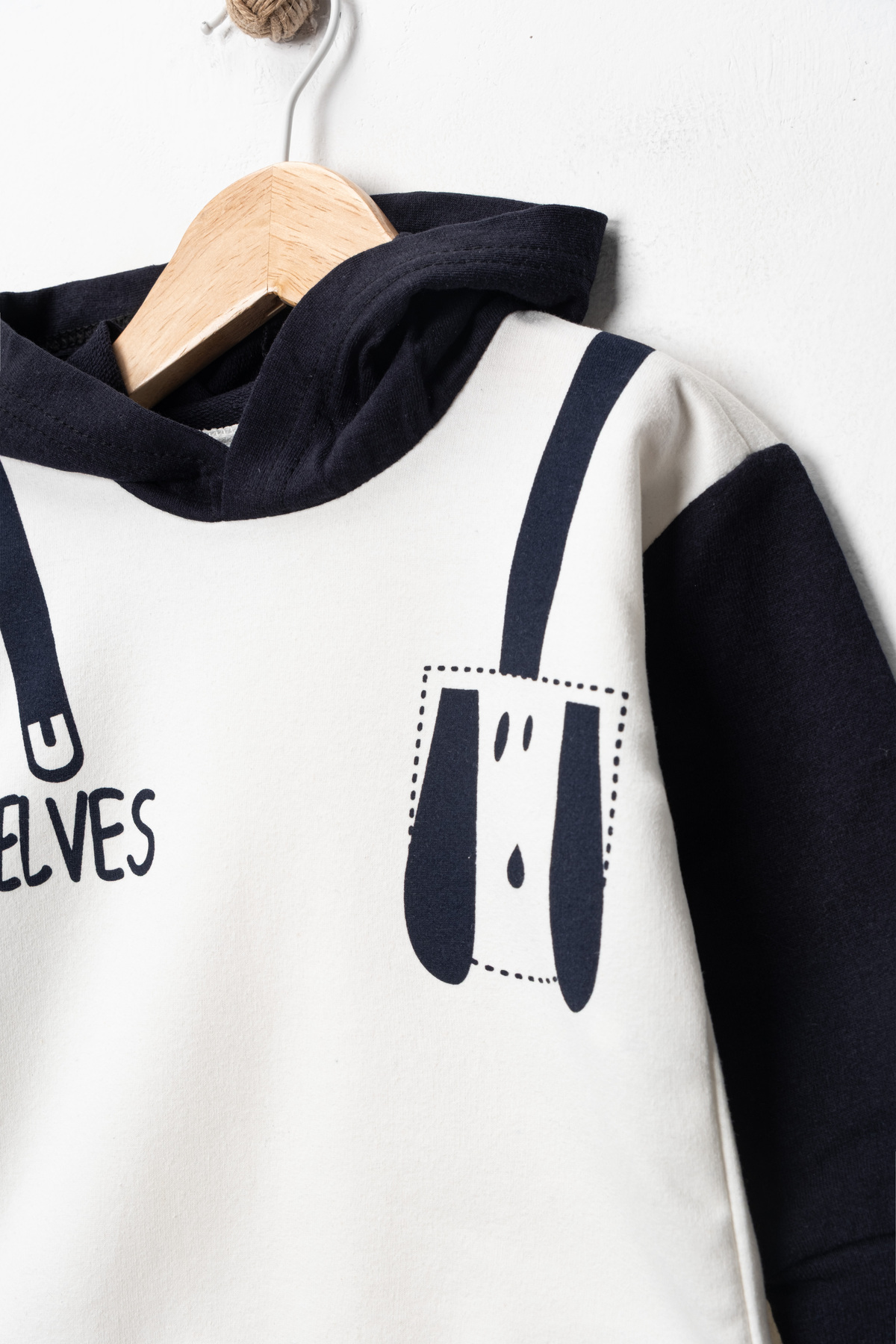 DIMPLE BABY Kapüşonlu Animal Desenli Alt Üst Bebek Takımı fotoğrafı 4 (önizleme)