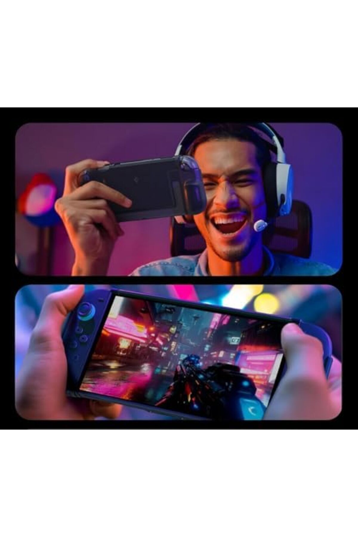 Generic-CENXI Dual Grip Designed for Nintendo Switch 2 Case, Protective Handheld Case with Ergonomic Grip an 8