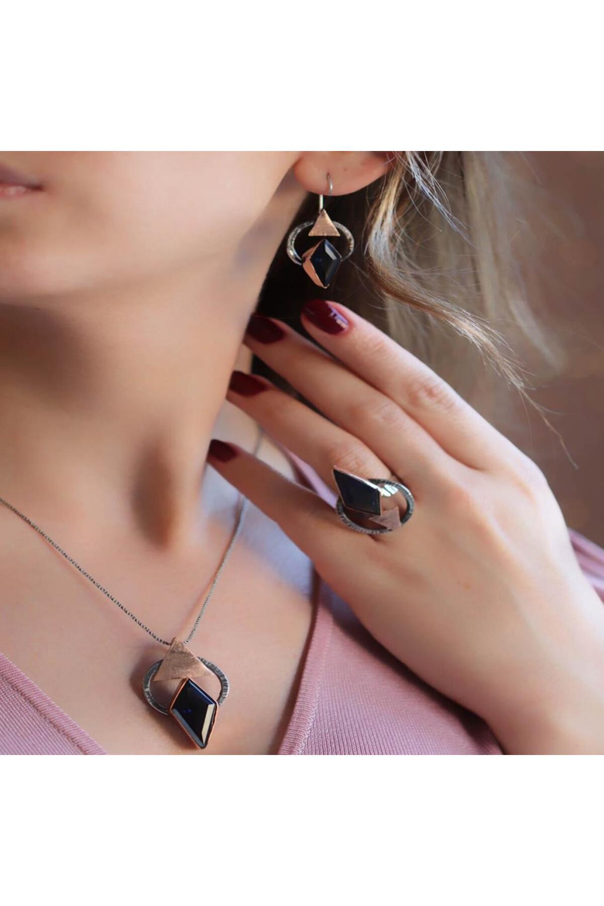 Necati Gün Safir Taşlı Otantik Tasarım Set