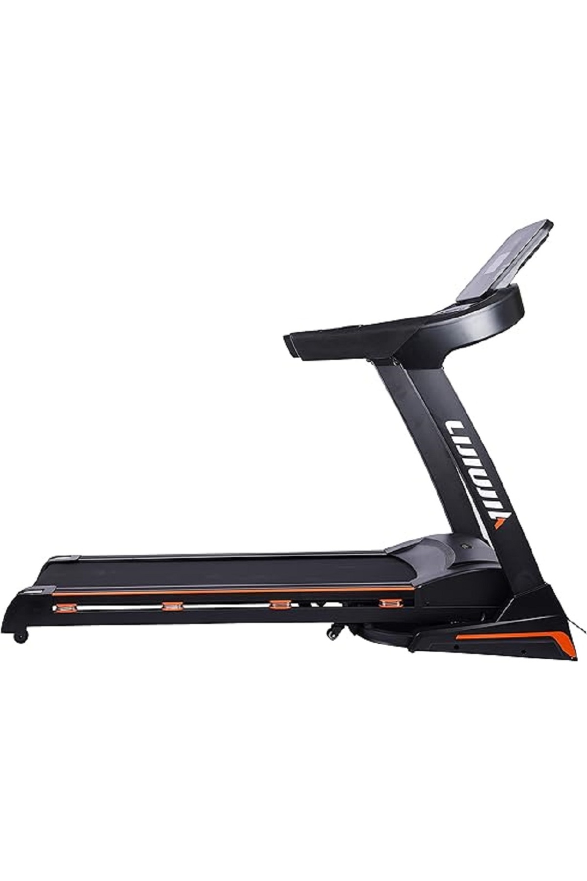 سير مشي قابل للطي بعجلات ، أقصى وزن 120 كجم ، محرك 3.5 حصان موديل 109A أسود