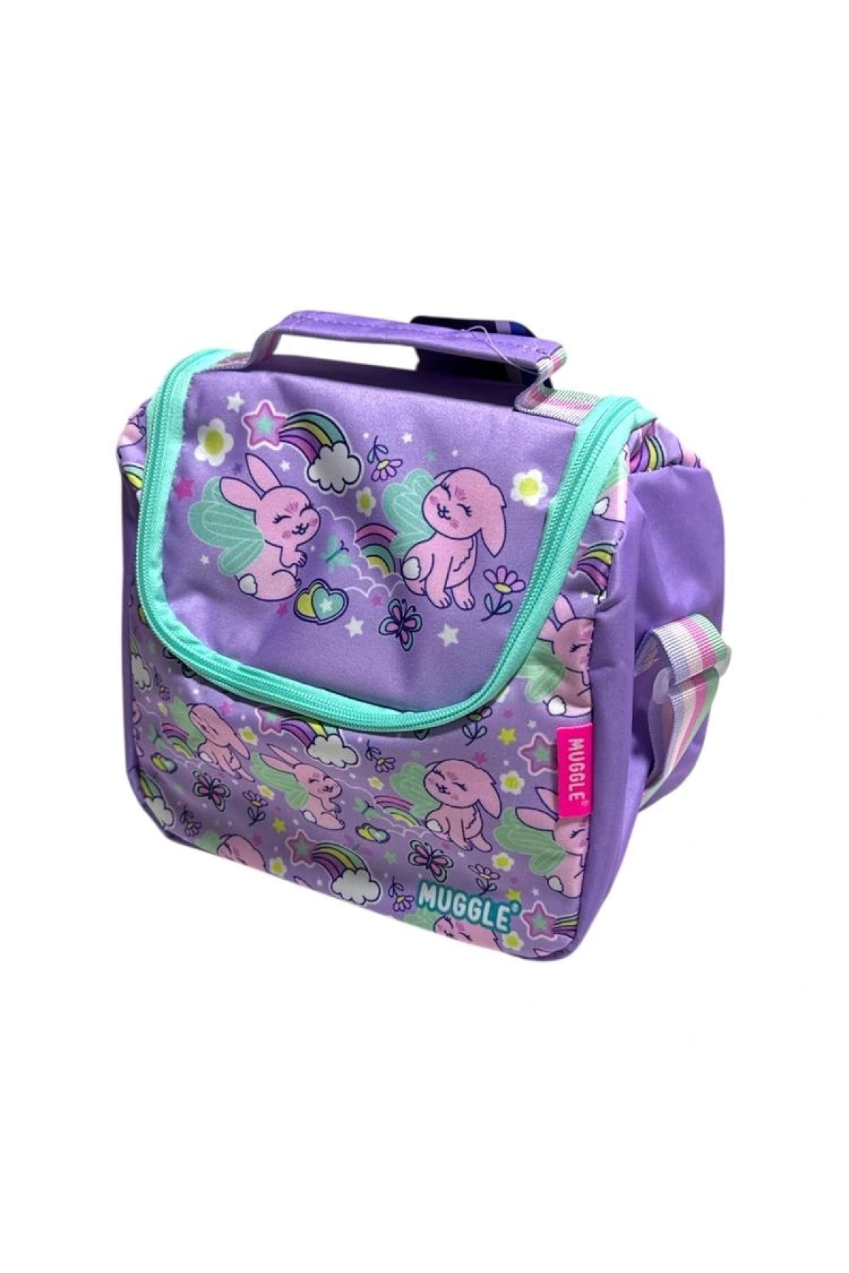 MUGGLE MU-5790 FLUFFY BUNNY TEK GÖZLÜ BESLENME ÇANTASI - MOR