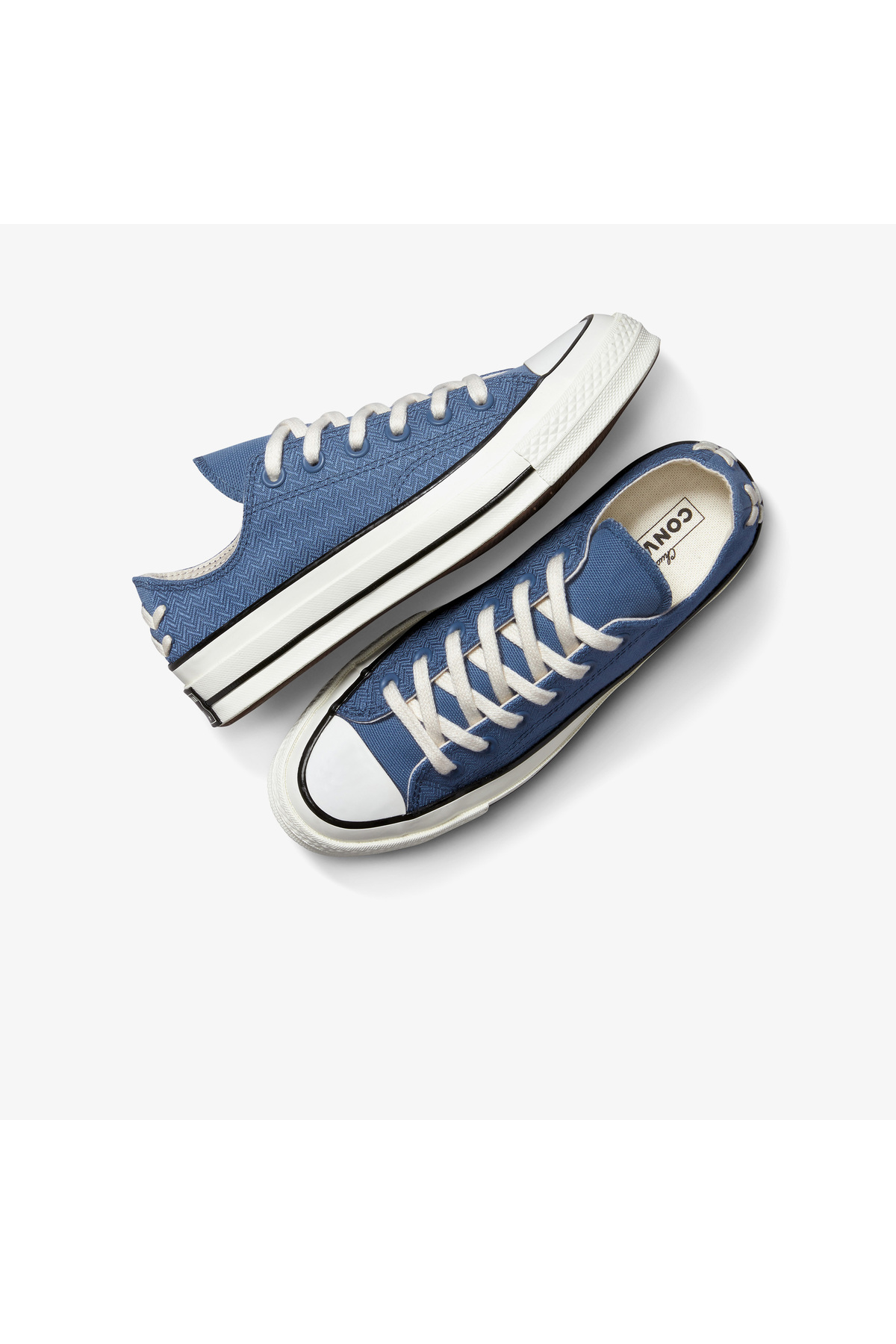 Converse Chuck 70 Crafted Laces Unisex Mavi Sneaker görsel 5