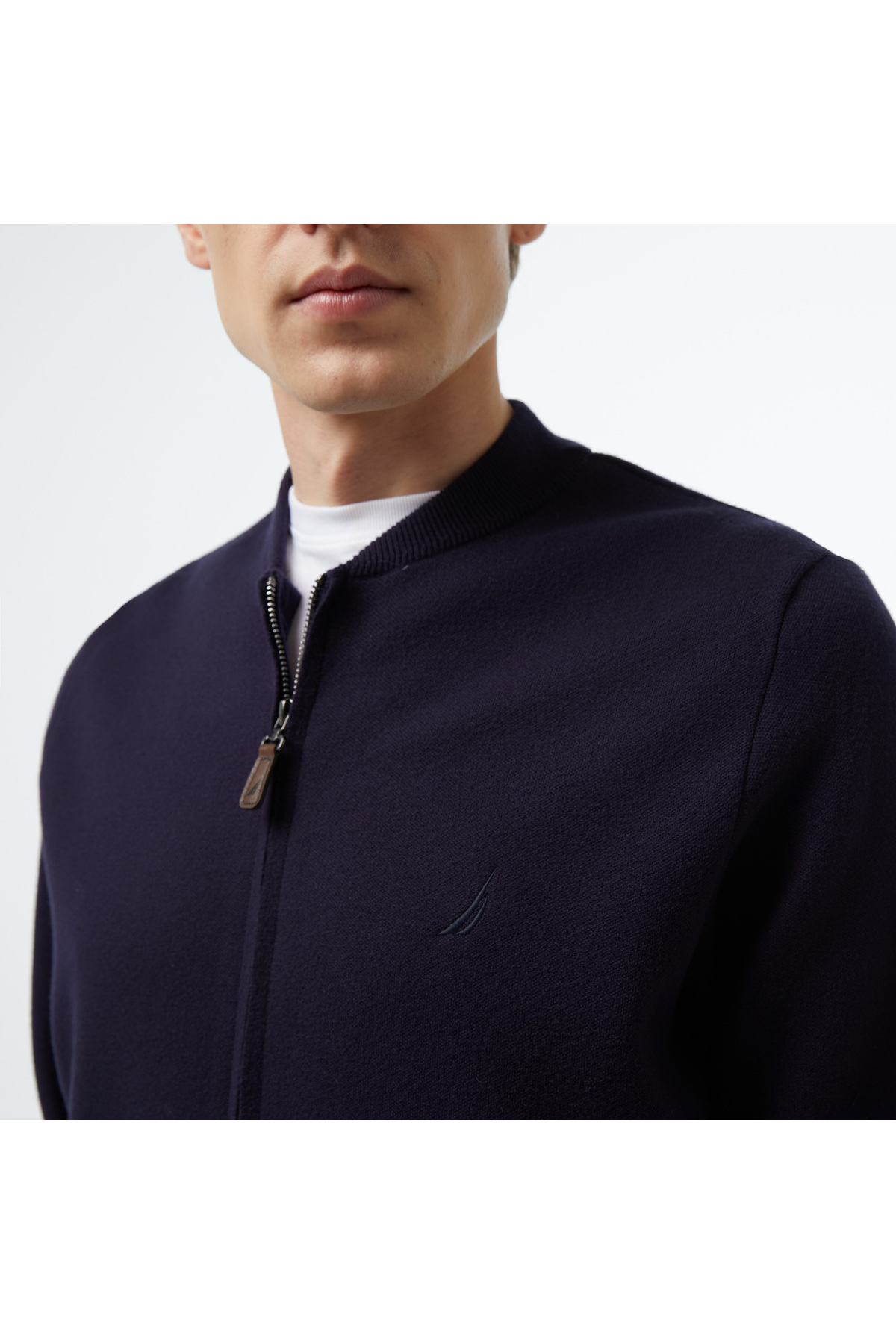 Nautica Erkek Lacivert Regular Fit Triko görsel 5
