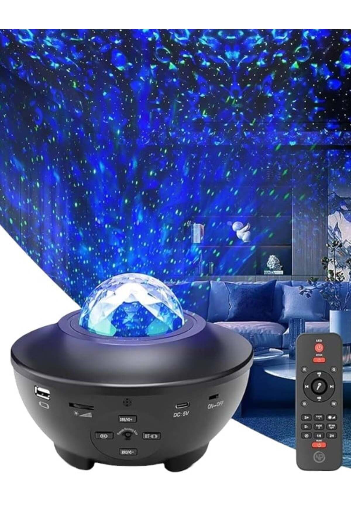 Ronanna YUMURTA GÖRÜNÜMLÜ YILDIZLI PROJEKSİYON