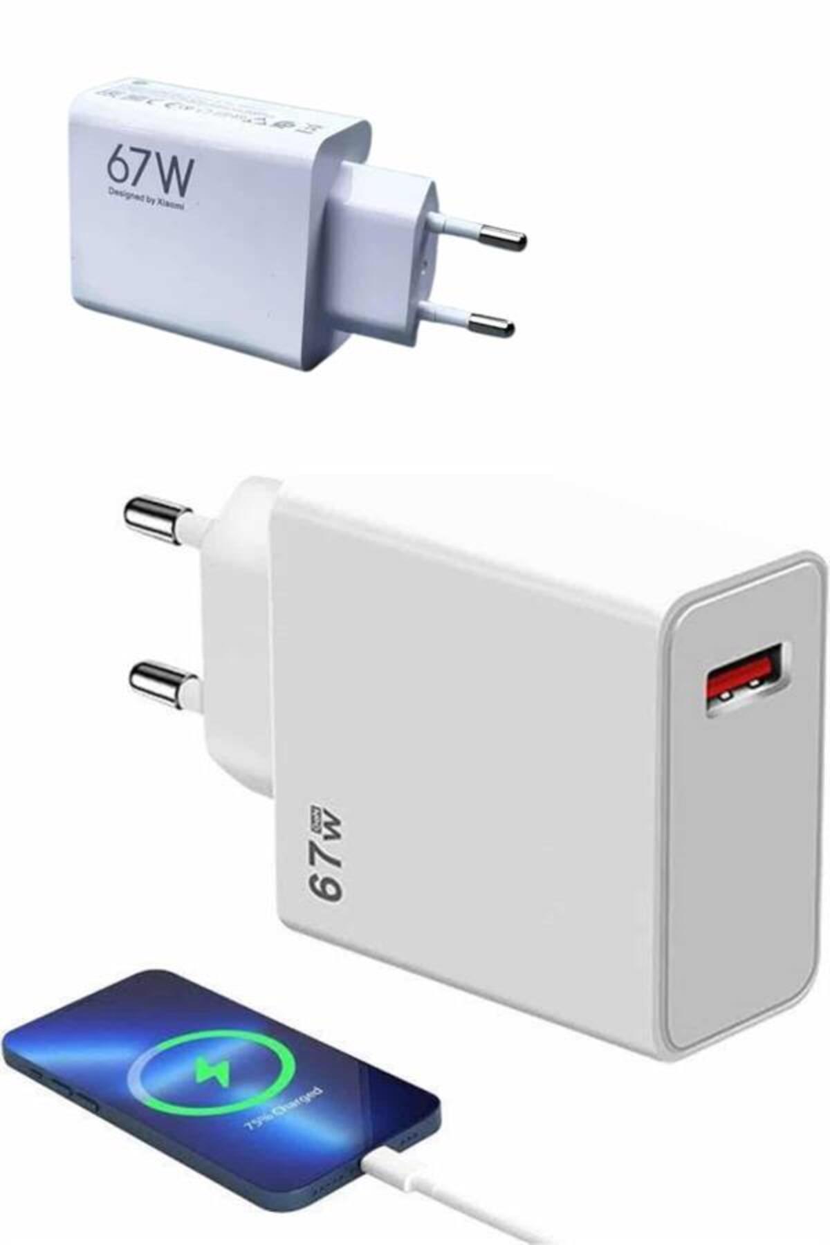 Flamex 67W Hızlı Şarj Yüksek Voltaj Korumalı Type C Şarj Adaptörü