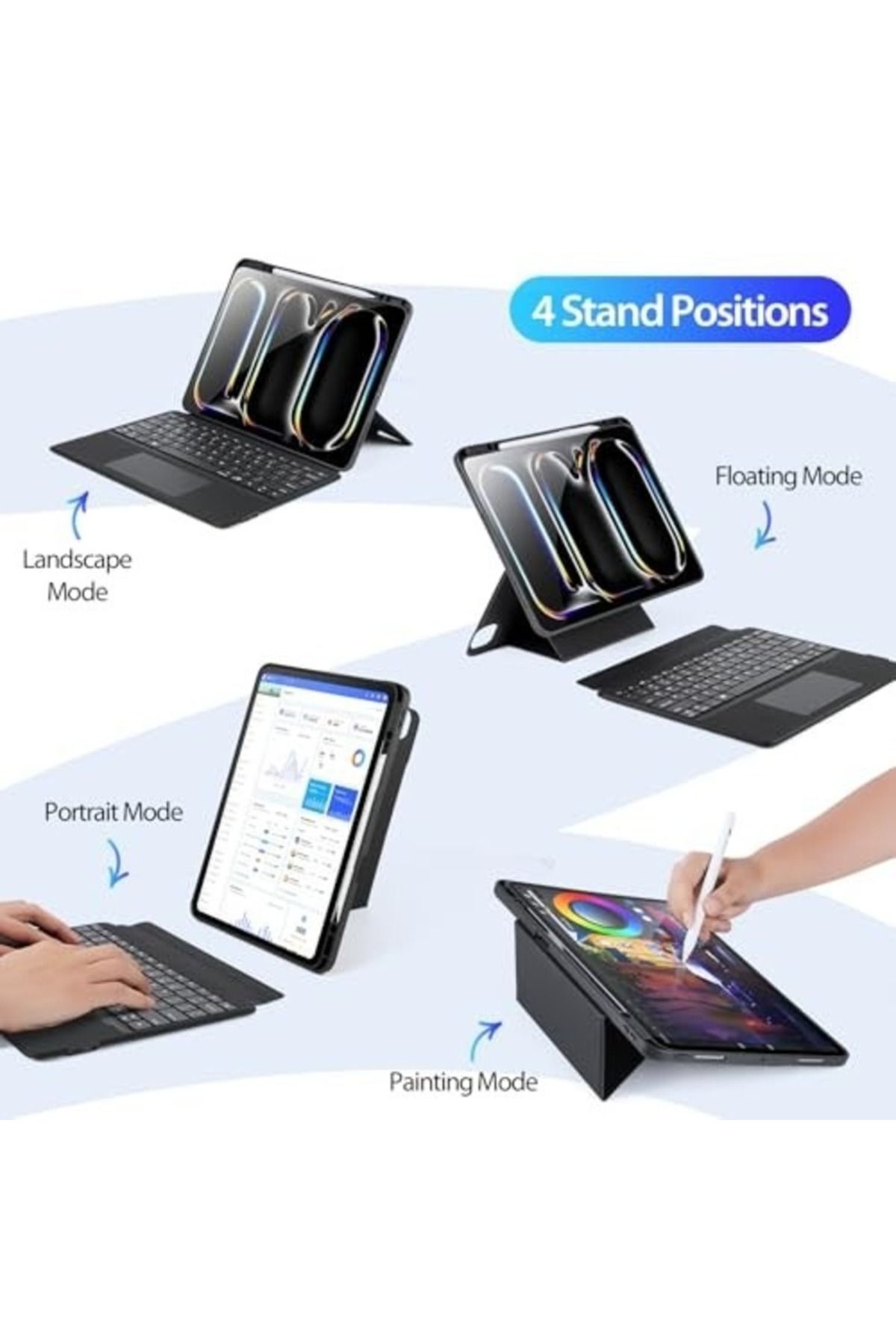 Apple-Magic Keyboard Wireless Case for iPad 10.9" (A16) with Trackpad, Stand & Backlit Keys 6