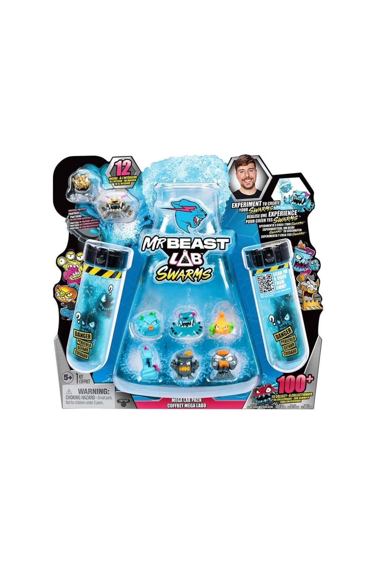 MrBeast Lab Giochi Mr. Beast Lab Swarms Mikro Beast 12'li Figür S1