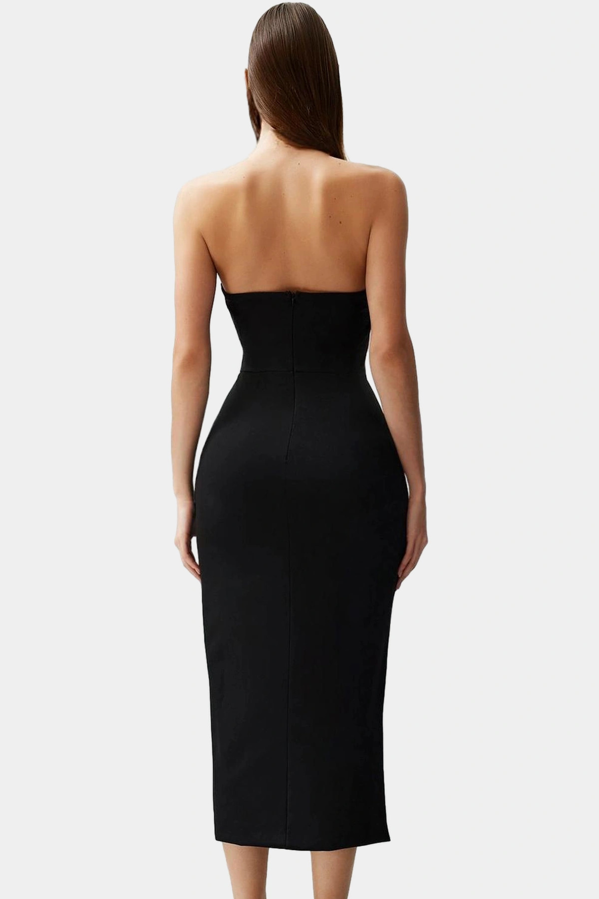 Kadın Bodycon Midi Elbise Finike Dokuma Kare Yaka Yazlık Özel Günler Yaz Aylarının Vazgeçilmezi