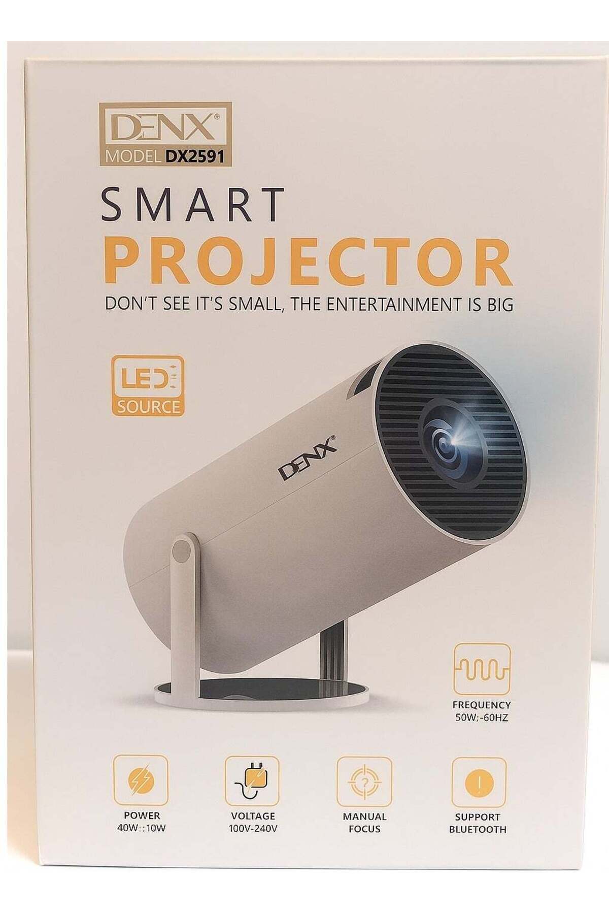 Dinex-Smart Projector, Portable Mini Projector with Android 12 1