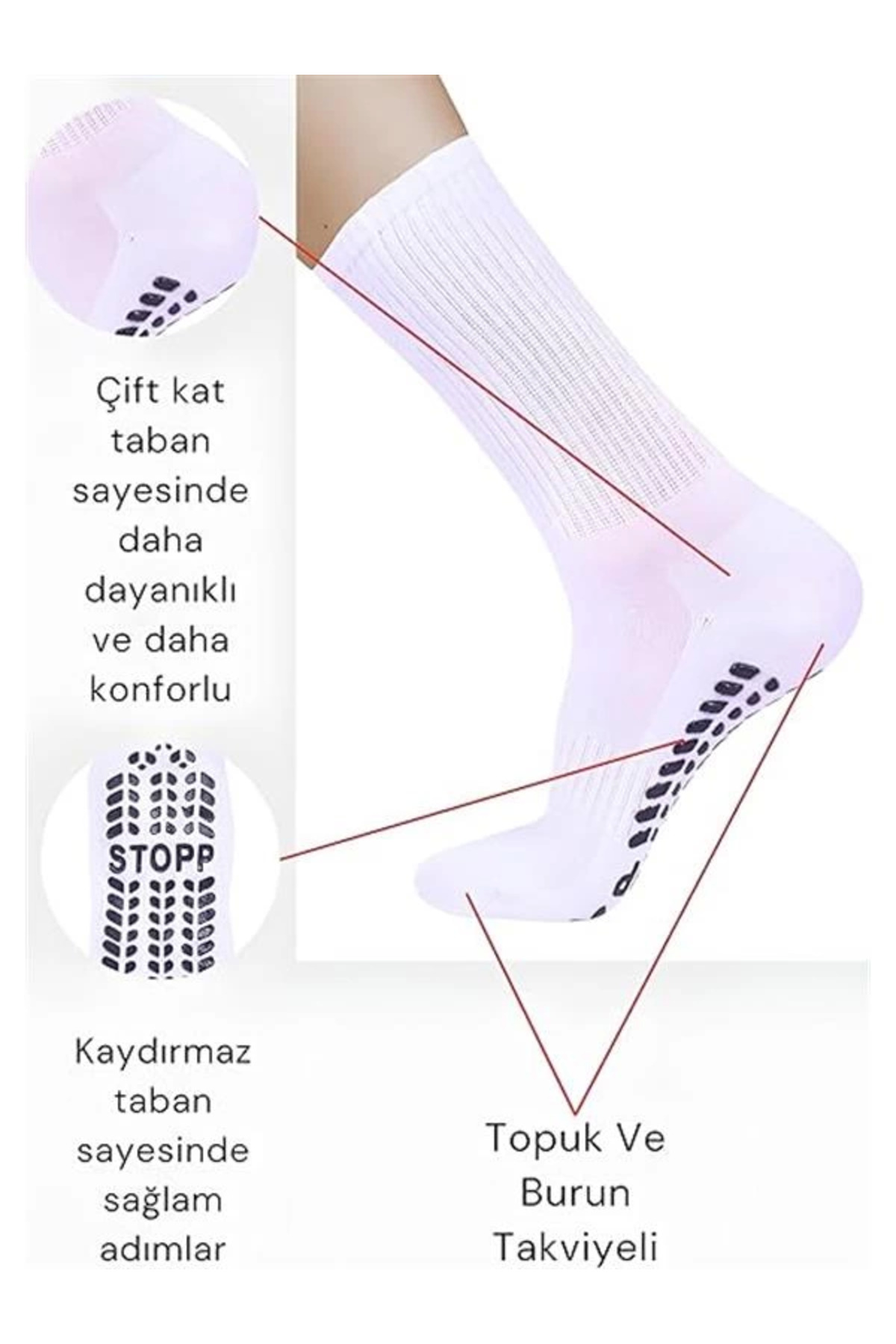5 Pairs Premium Anti-Slip Socks Pilates Yoga Ballet Dance Exercise Maternity Socks Non-Slip Sole Women