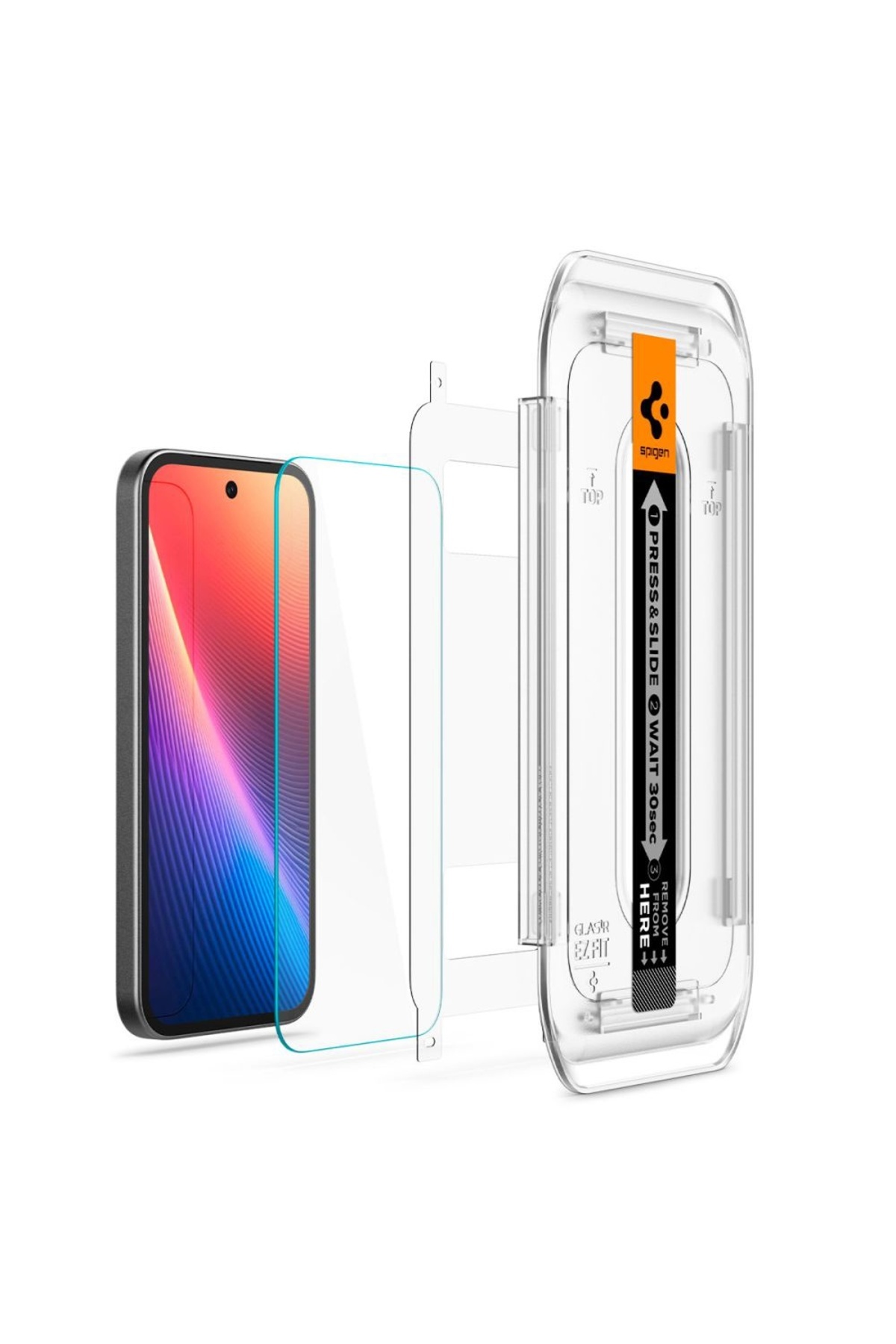 Spigen-Screen protector for Google Pixel 9a (set of 2) - Glas.tR EZ FIT - Clear 3