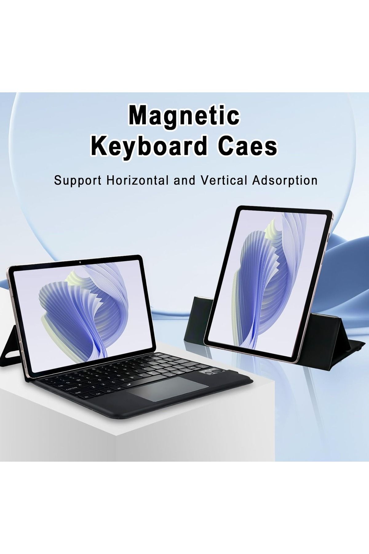 Samsung-Galaxy Tab S10 FE Magic Keyboard Wireless Case with Trackpad, Stand & Backlit Keys 5