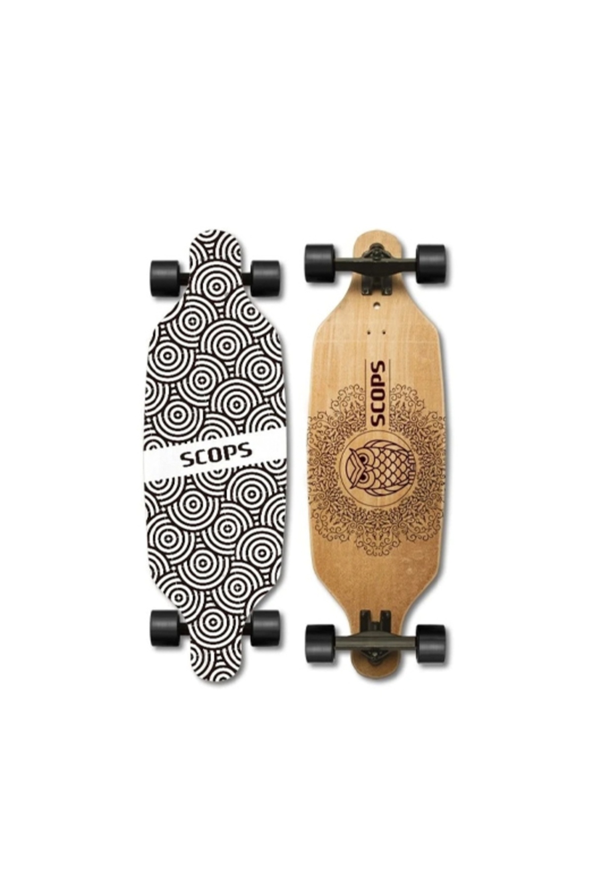 SCOPS Illusion Cruiser Longboard - Ahşap Kaykay
