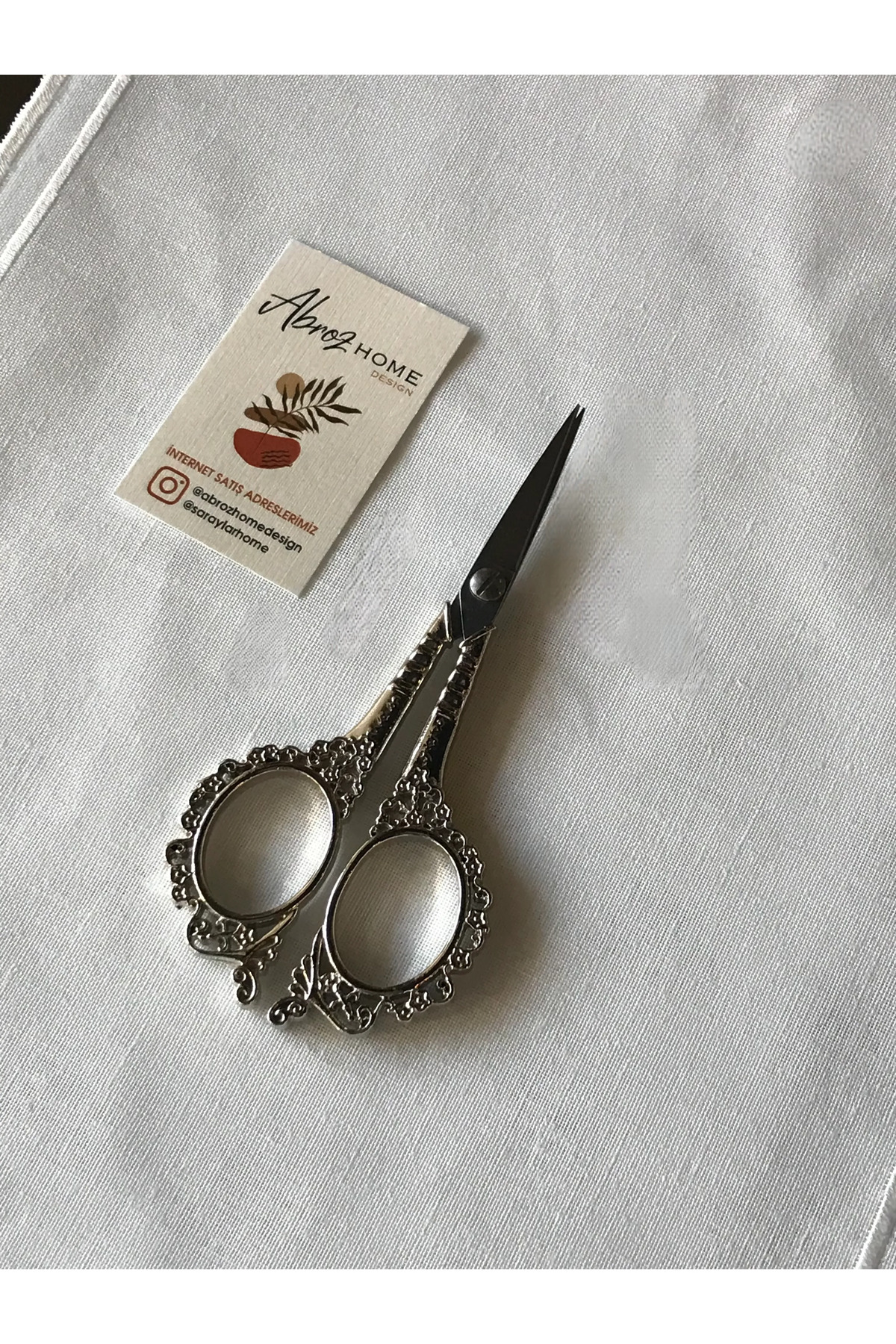 ABROZ HOME DESIGN Söz Makası - Gümüş