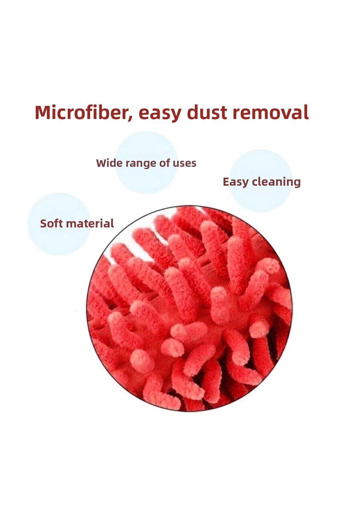 CMT-Practical Telescopic Microfiber Dusting Brush - Extendable Apparatus 6