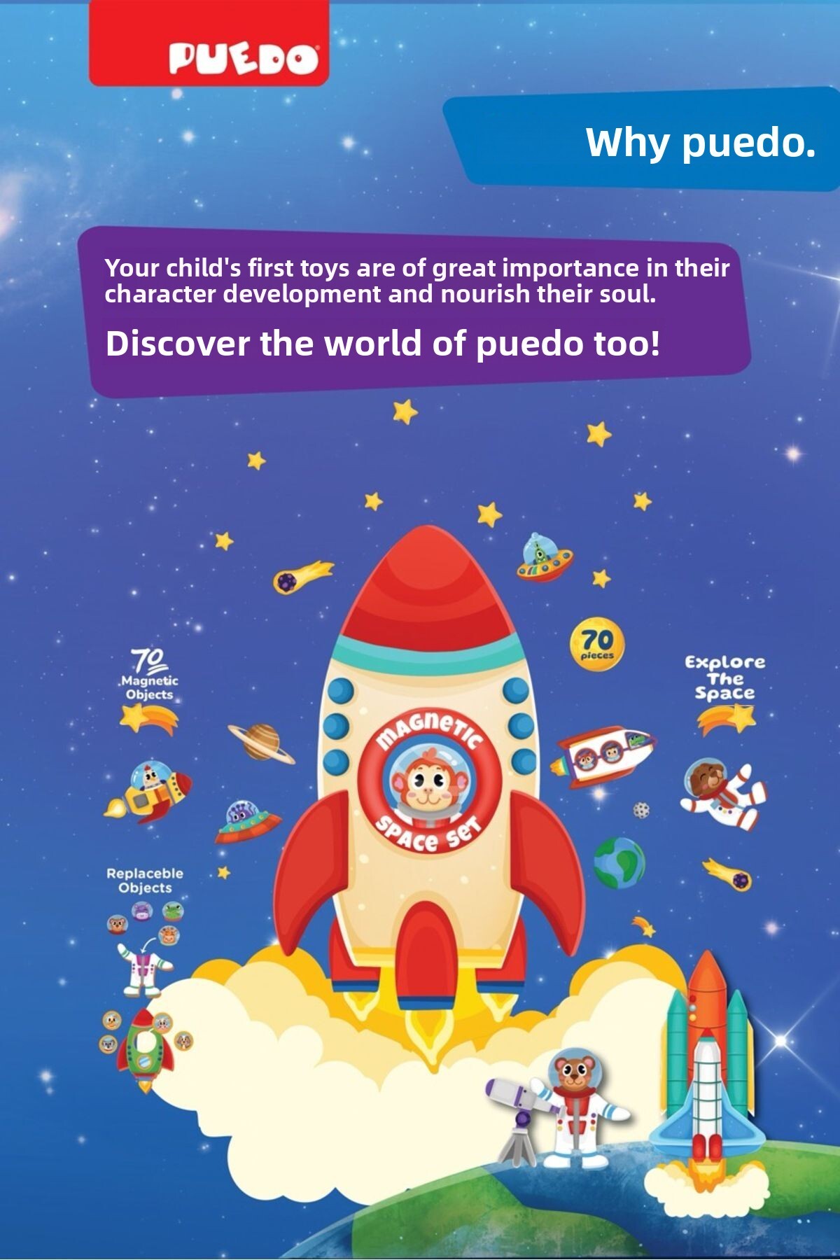 ست بازی مغناطیسی - فضا