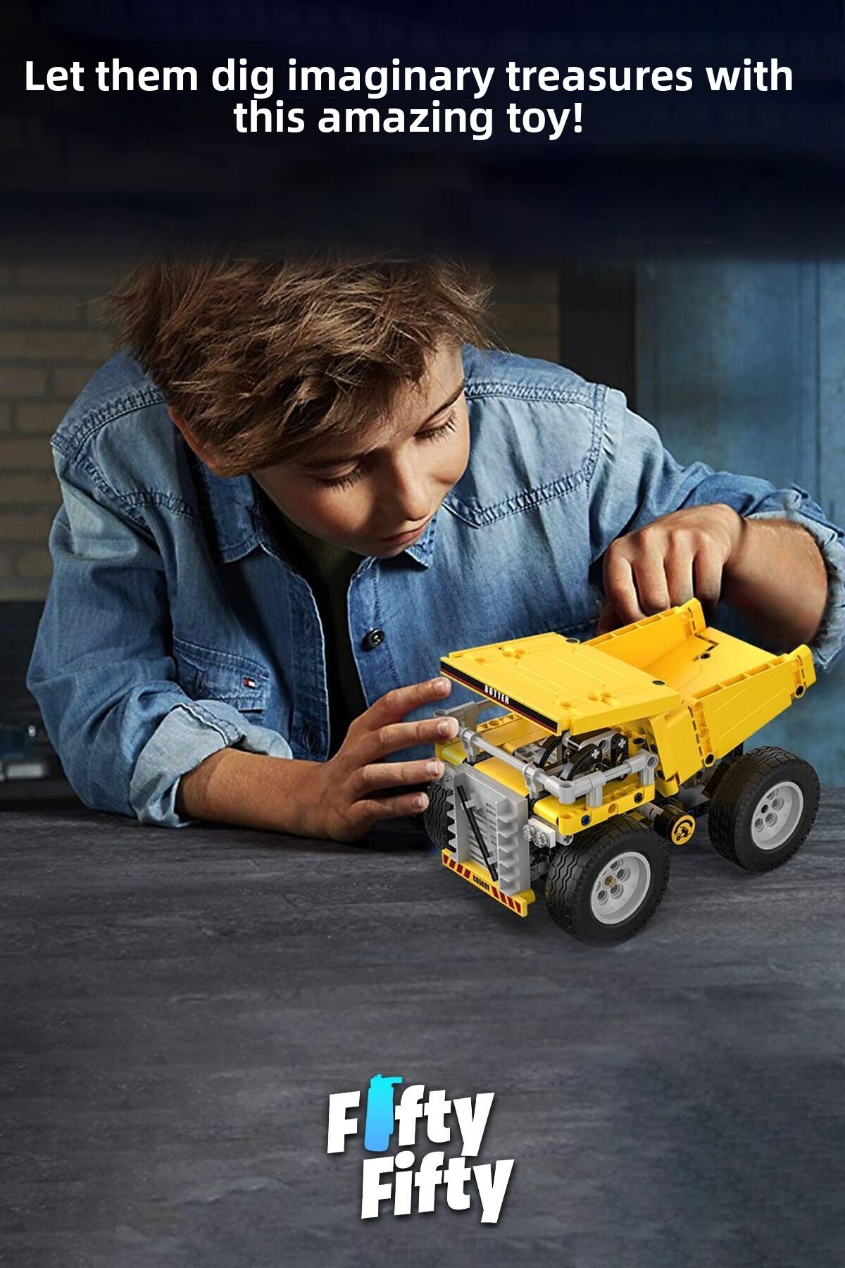 مجموعه ساختوساز اسباببازی کامیون سری ماشینهای مهندسی ساختوساز کادا – C65001W (۳۷۲ قطعه)