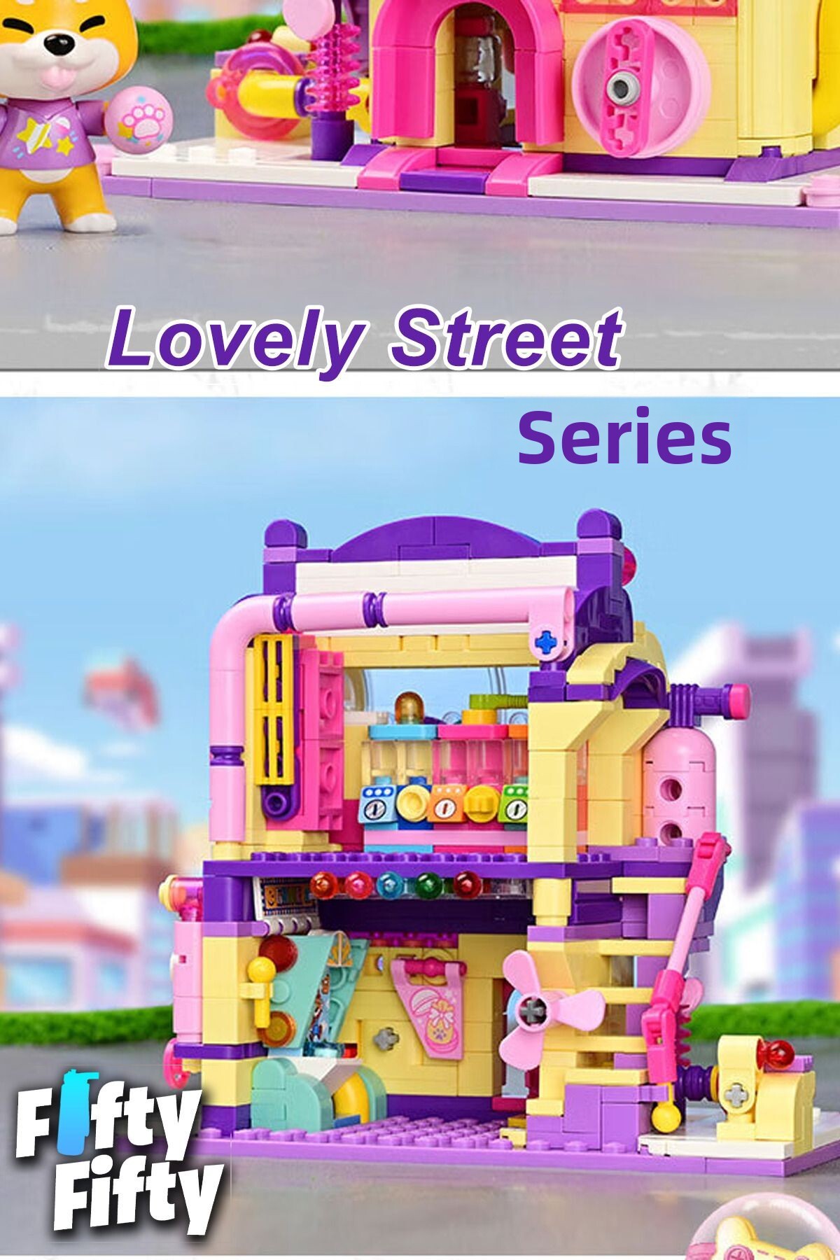 عروسک کپسولی سری خیابان بامزه – ست ساختنی ۴۳۵ تکه Ffk-28010