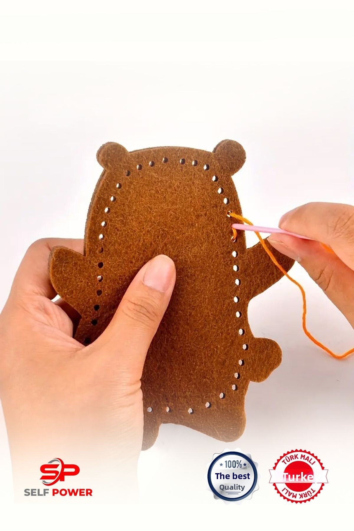 مجموعه ۱۰ تکه کاردستی دوخت نمدی دست‌ساز برای کودکان ۳ ساله و بالاتر