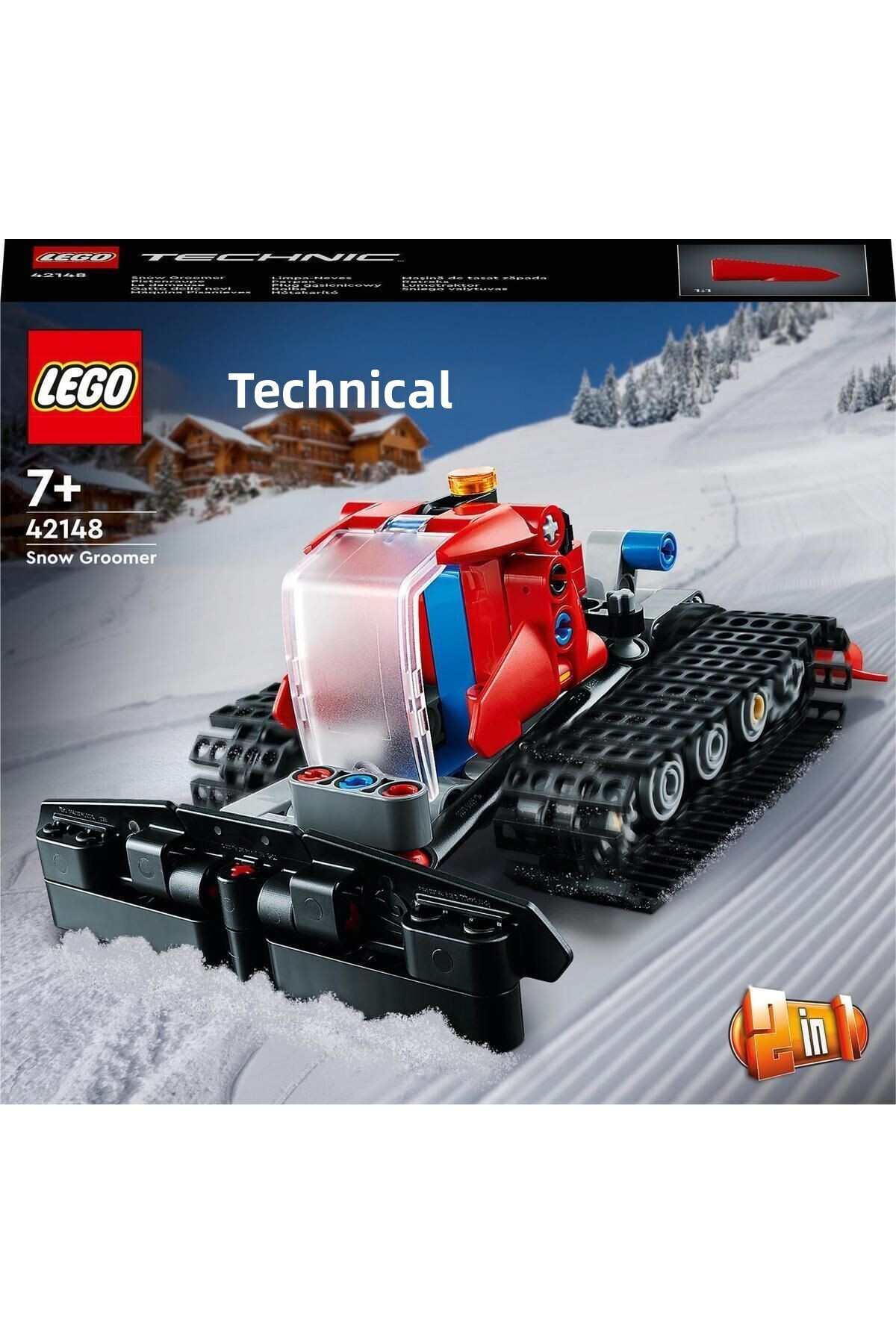 LEGO-® Technic Snow Crushing Vehicle 42148 - Toy Construction Set for Children Ages 7 and Up (178 Pieces) 8