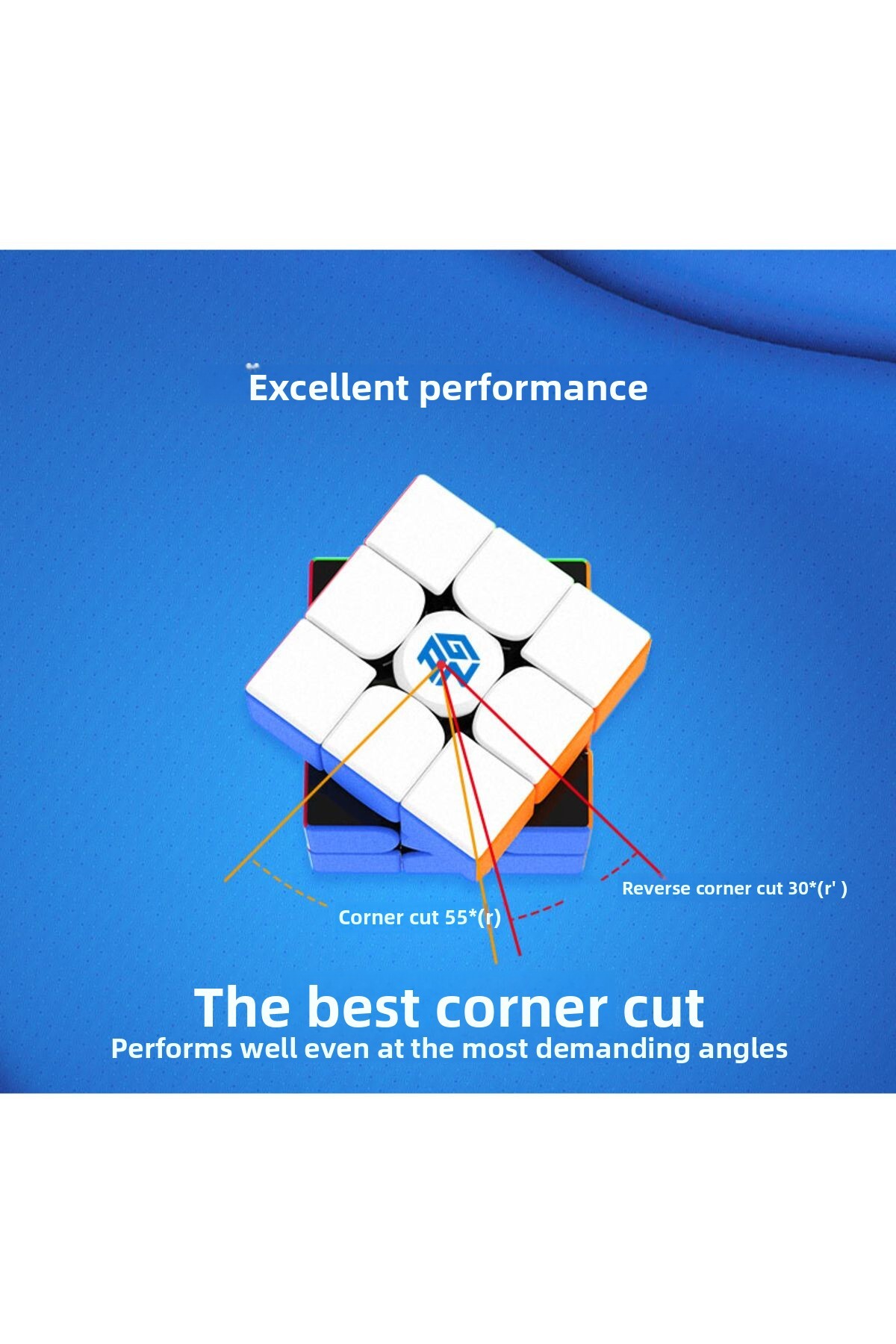 ۳۵۶ R S 3X3 مکعب روبیک اینتلیجنس کیوب (بدون برچسب) فروشنده رسمی ترکیه