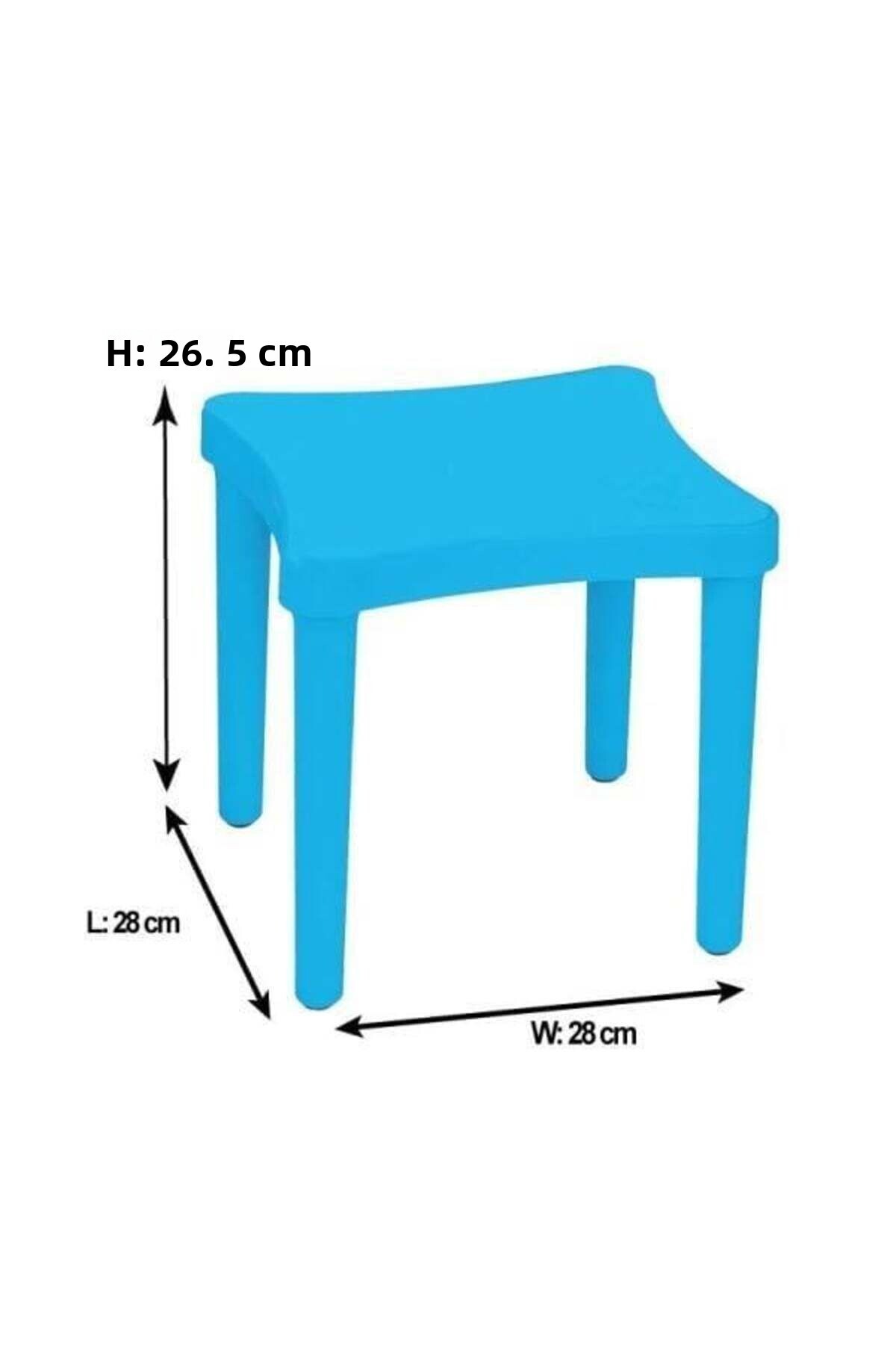 داستان دو میز با چهارپایه آبی