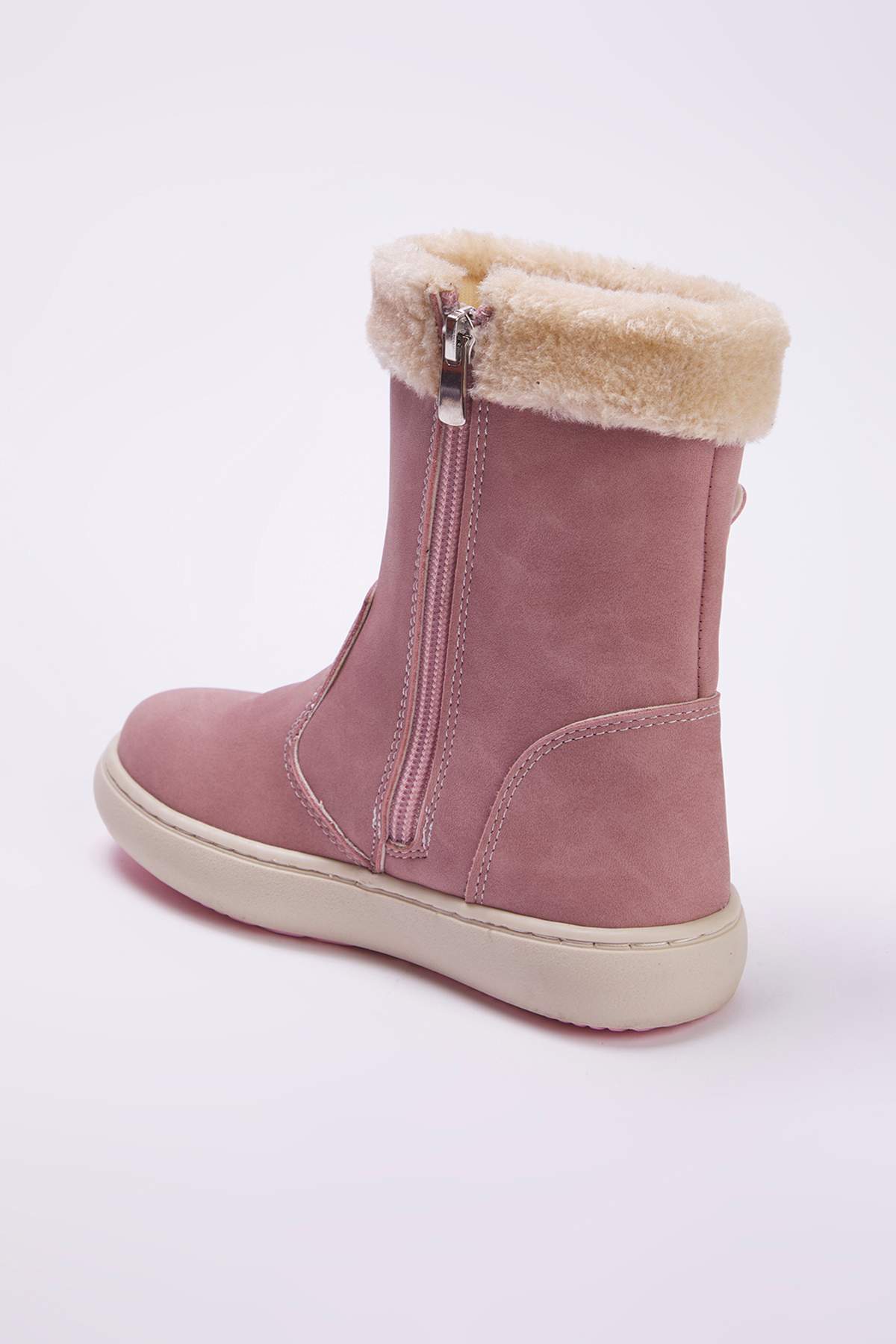 TRENDYOL SHOES Rosa flache Sohle große Mädchen Kinderstiefel 
 TAKAW26BO000080